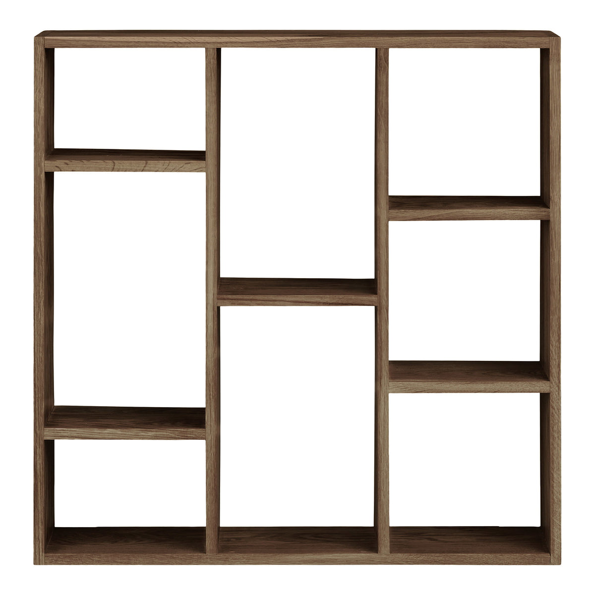 Townsville Wandplank - Wandplank, eik, donkerbruin 70x15x70 cm