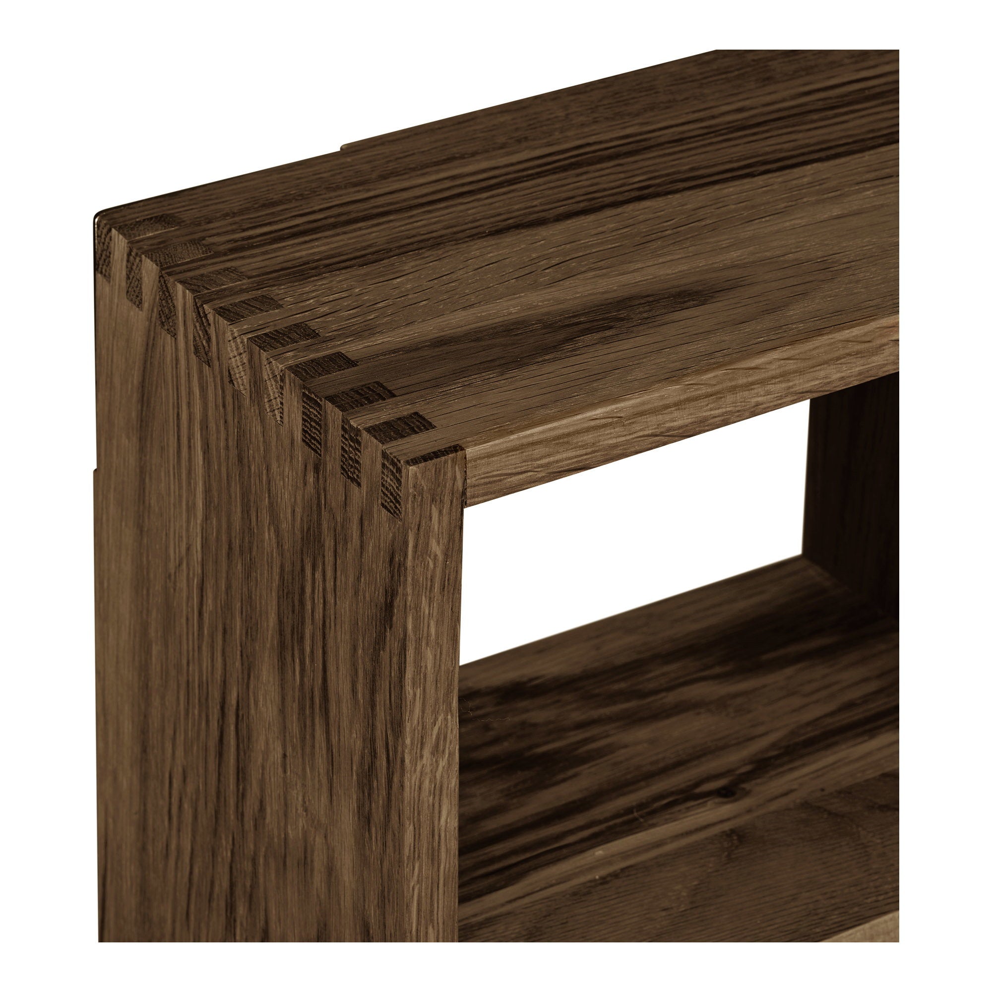 Townsville Wandplank - Wandplank, eik, donkerbruin 70x15x70 cm