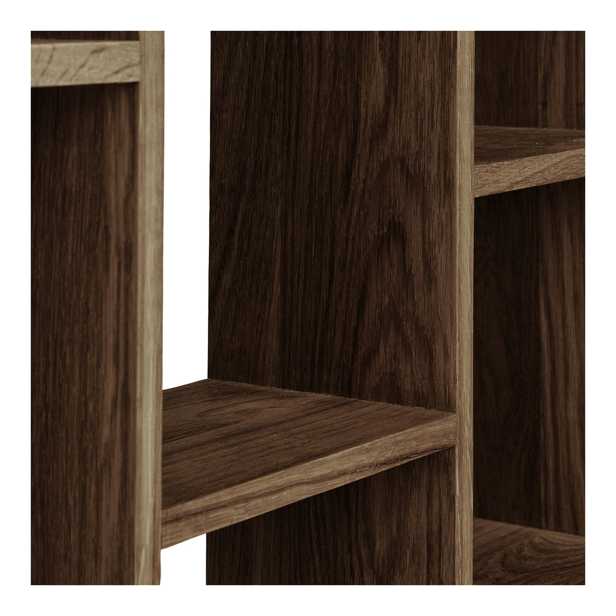 Townsville Wandplank - Wandplank, eik, donkerbruin 70x15x70 cm