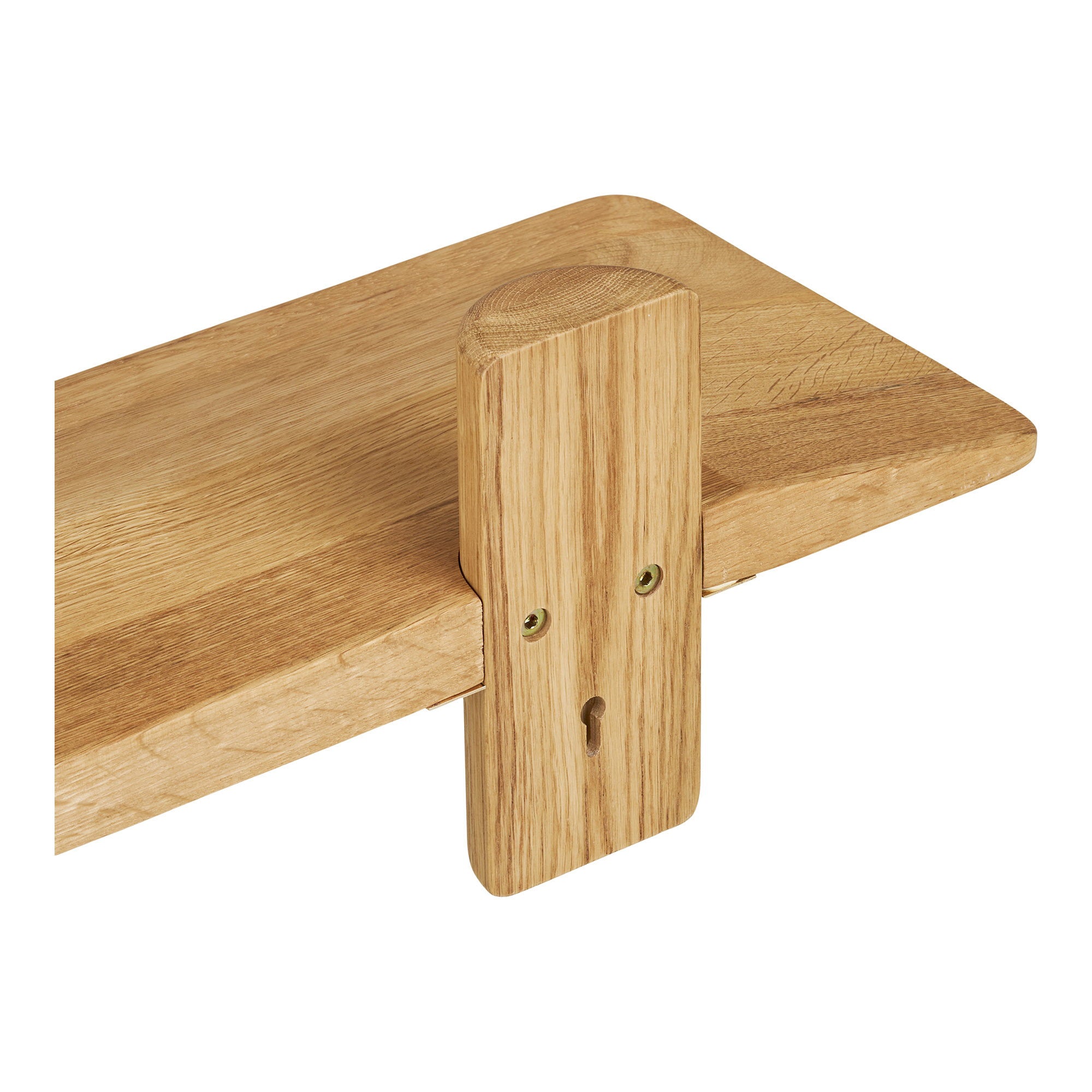 Calcata Wandplank - wandplank, eiken 110x22x18,5 cm