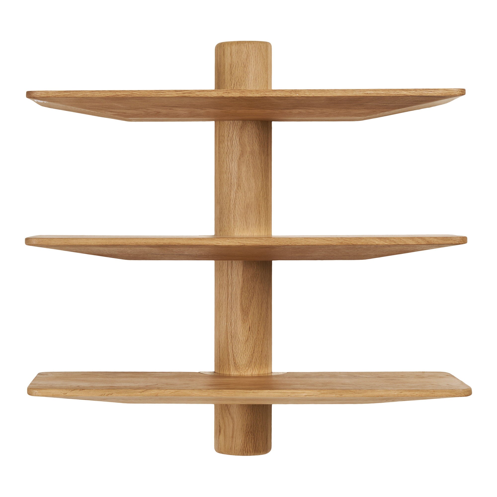 Calcata Wandplank - 3 planken, eiken, 55 x 22 x 55,5 cm