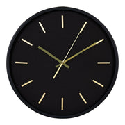 Kensington Wandklok - Wandklok, zwart, stil uurwerk ø35 cm