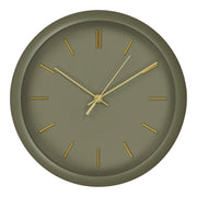 Rossano Wandklok - Wandklok, groen, stil uurwerk ø30 cm
