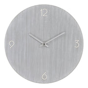 Ravenna Wandklok - Wandklok, MDF, lichtgrijs, geruisloos uurwerk ø40 cm