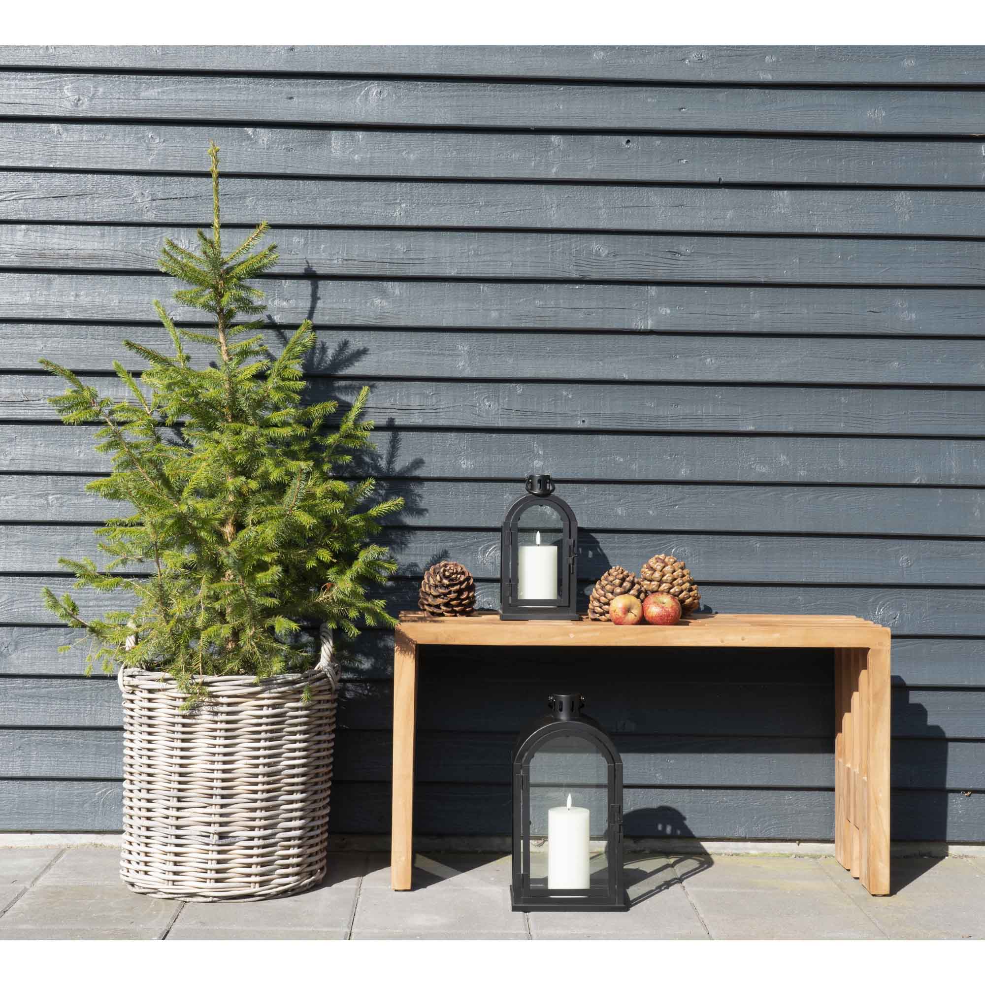 Caor Baskets - manden, kubu-rattan, naturel set van 4