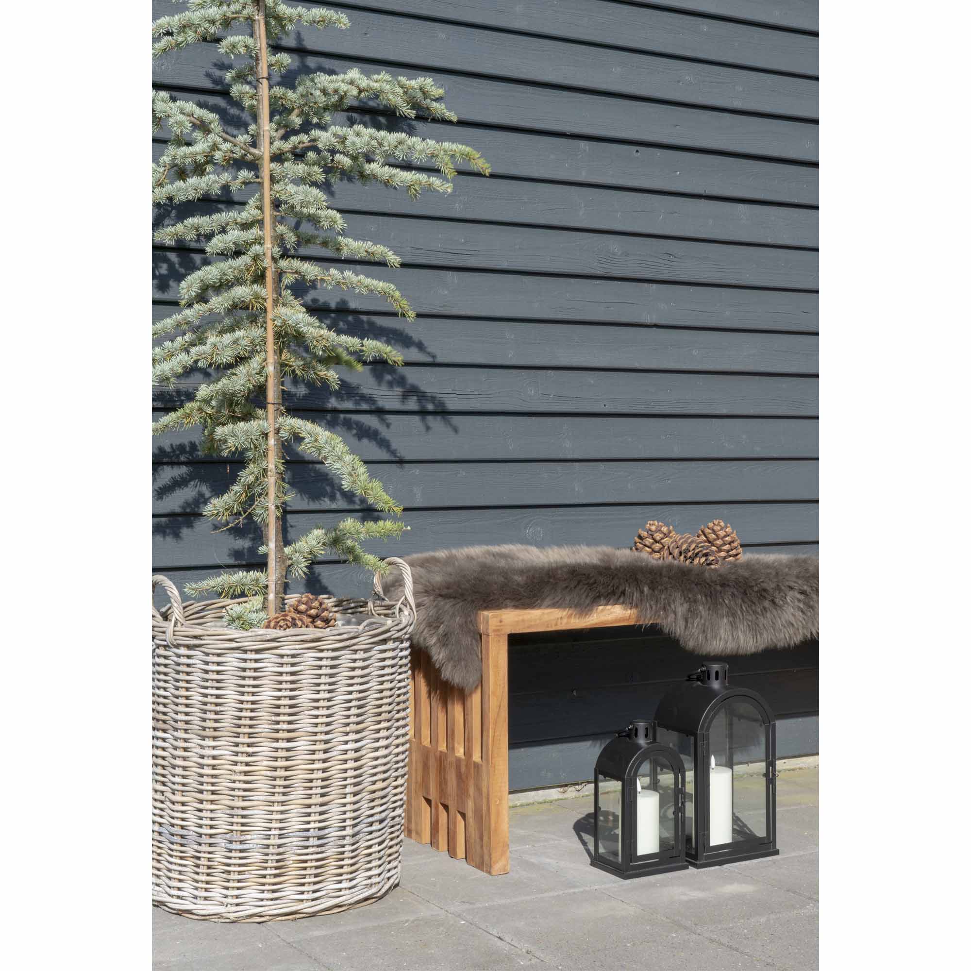 Indo Baskets - Manden, kubu-rotan, naturel set van 2