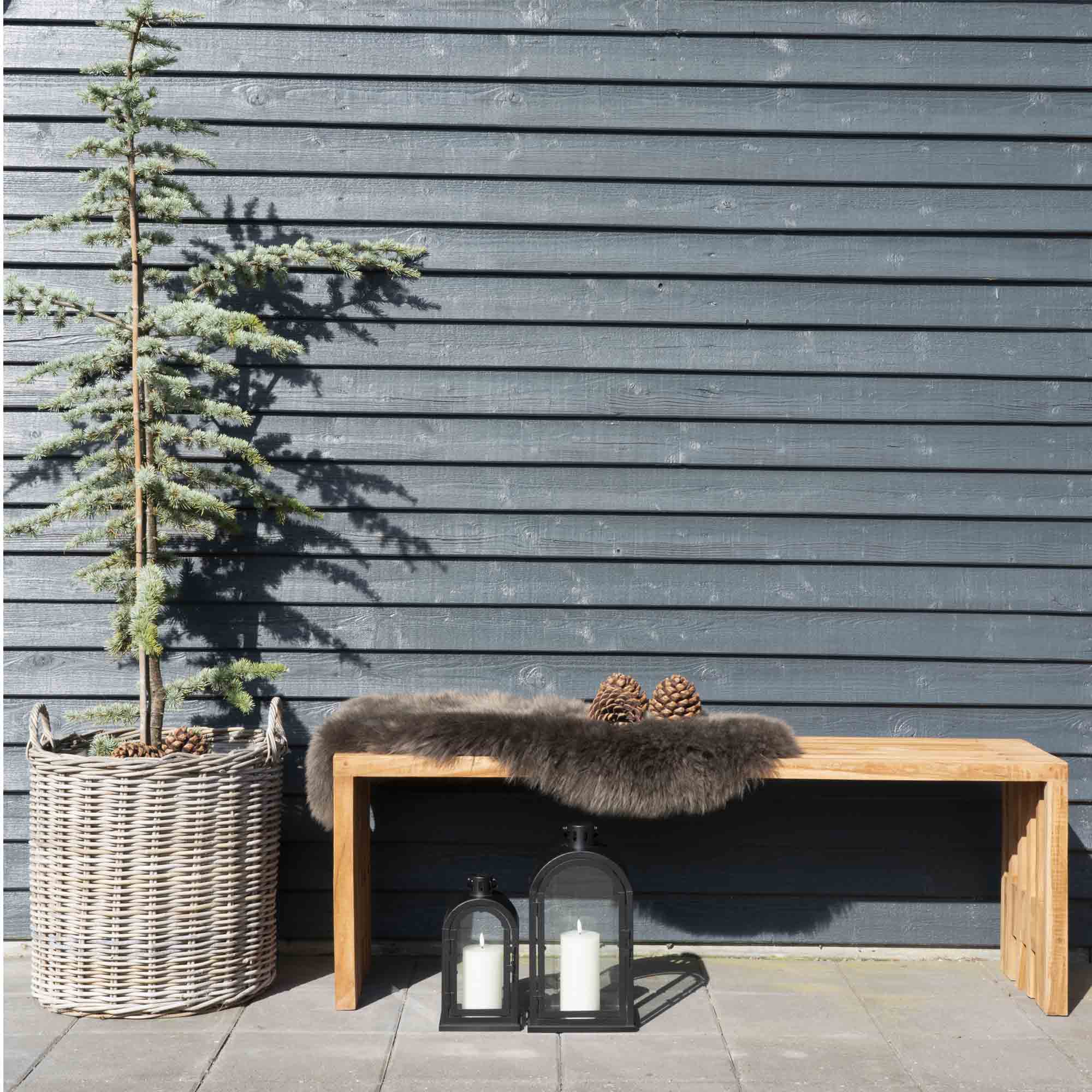 Indo Baskets - Manden, kubu-rotan, naturel set van 2