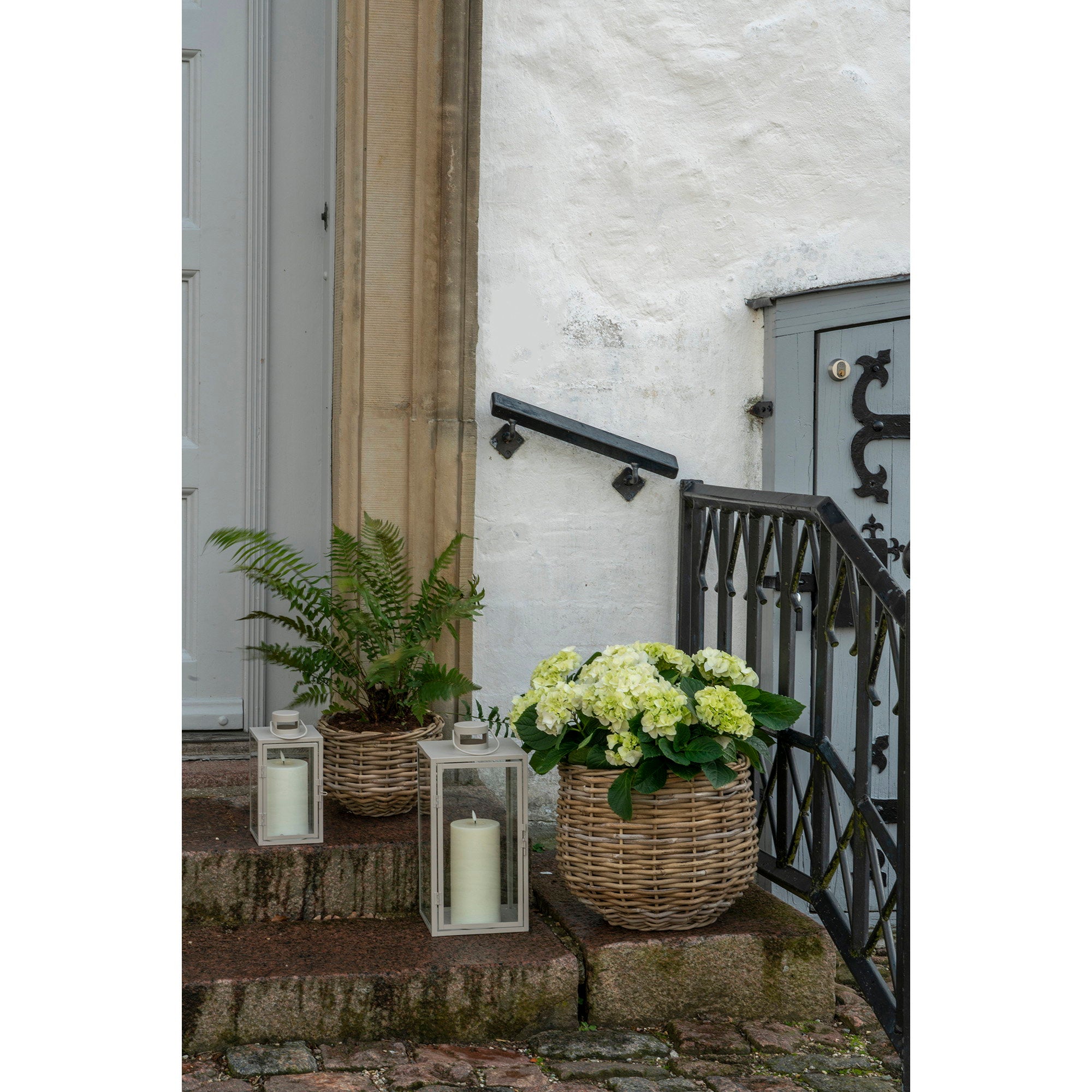 Pulo Baskets - Manden, kubu rotan, naturel set van 2