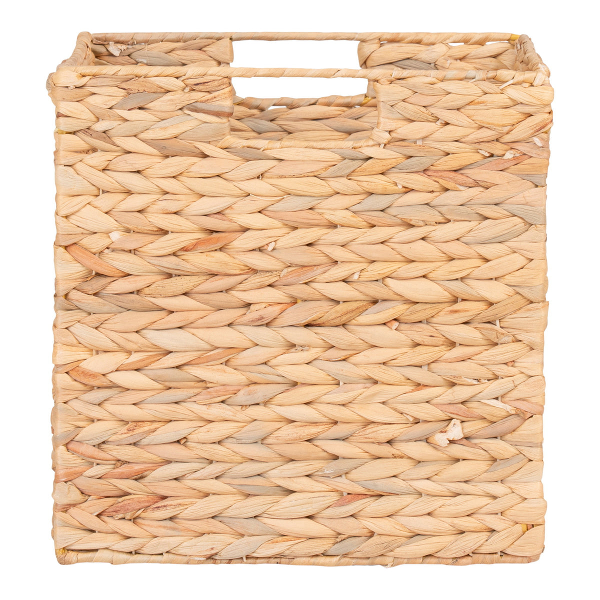 Passo Basket - Mand, opvouwbaar, waterhyacint, naturel, 30x30x30 cm