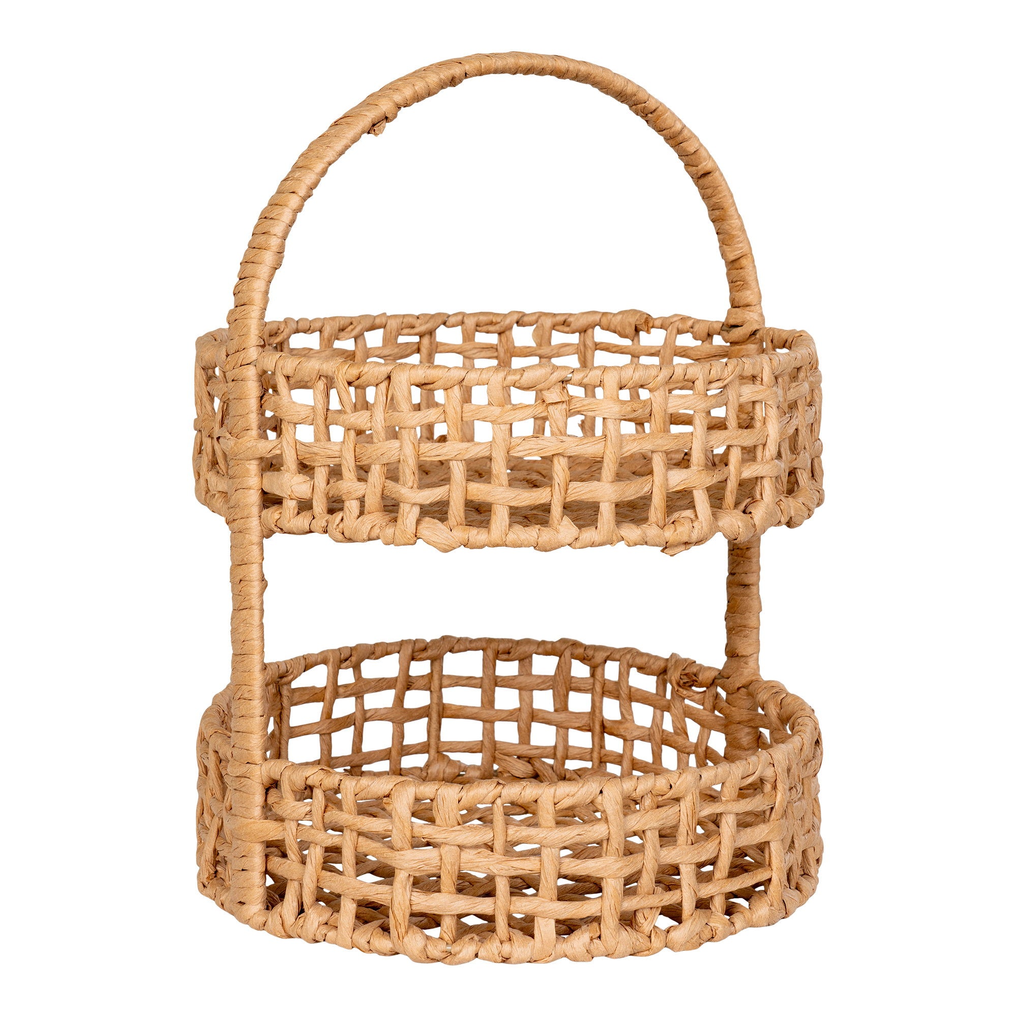 Anadia Tray - Dienblad, papier, naturel ø29x39 cm