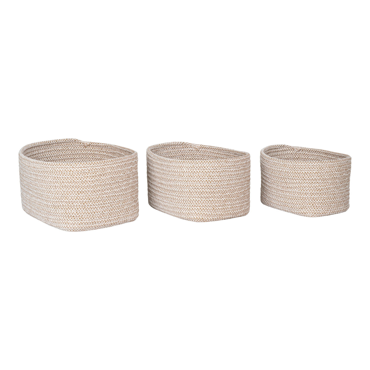 Cadima manden - manden, katoen, beige, set van 3