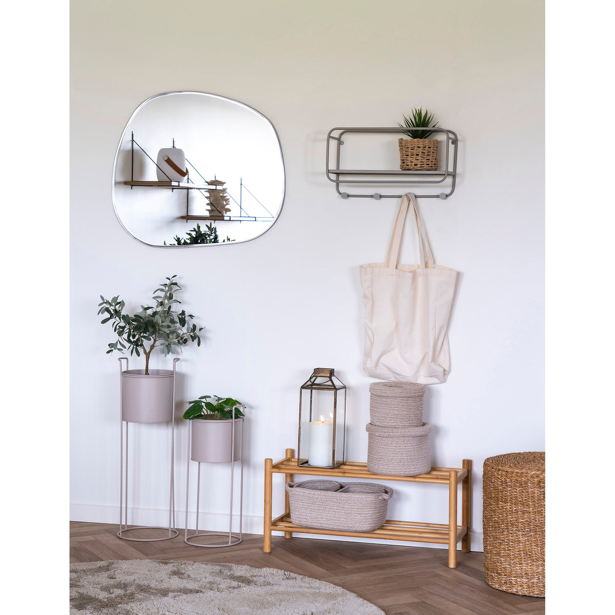 Cadima manden - manden, katoen, beige, set van 3