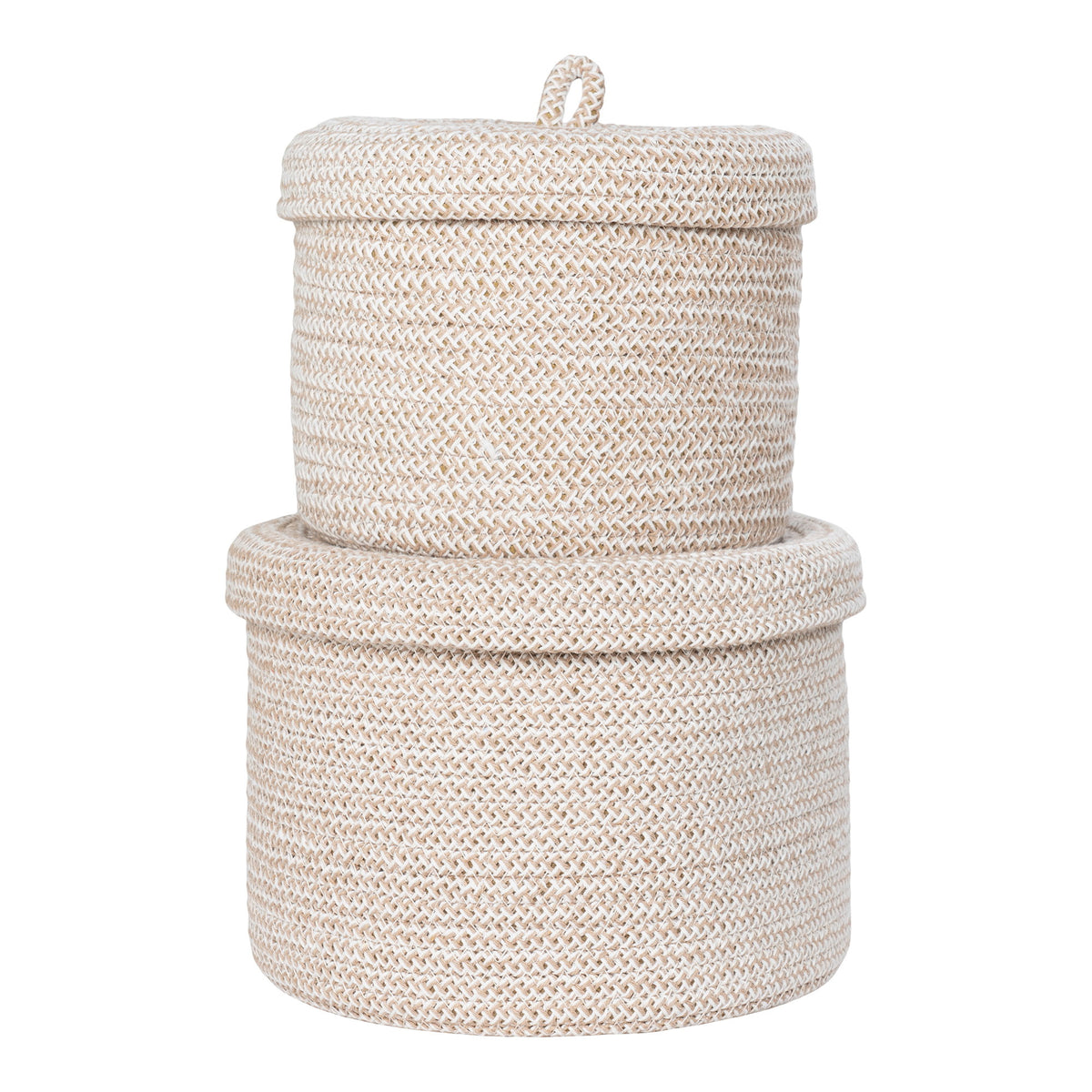 Sebal Baskets - Manden, katoen, beige, set van 2