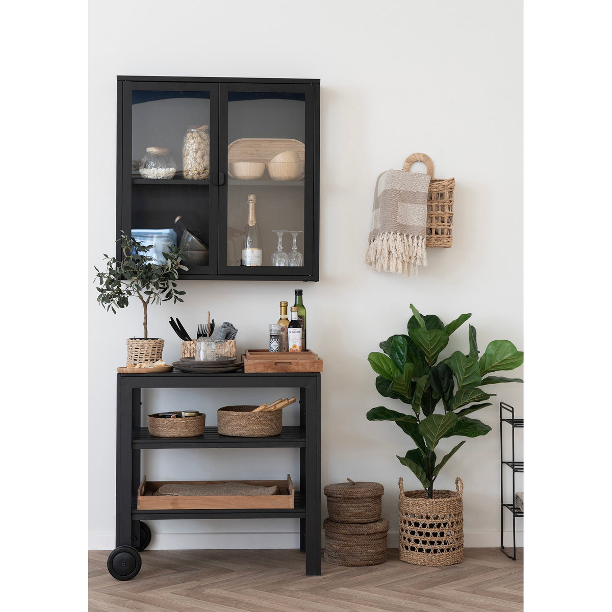 Cala Hangmanden, waterhyacint, naturel set van 2
