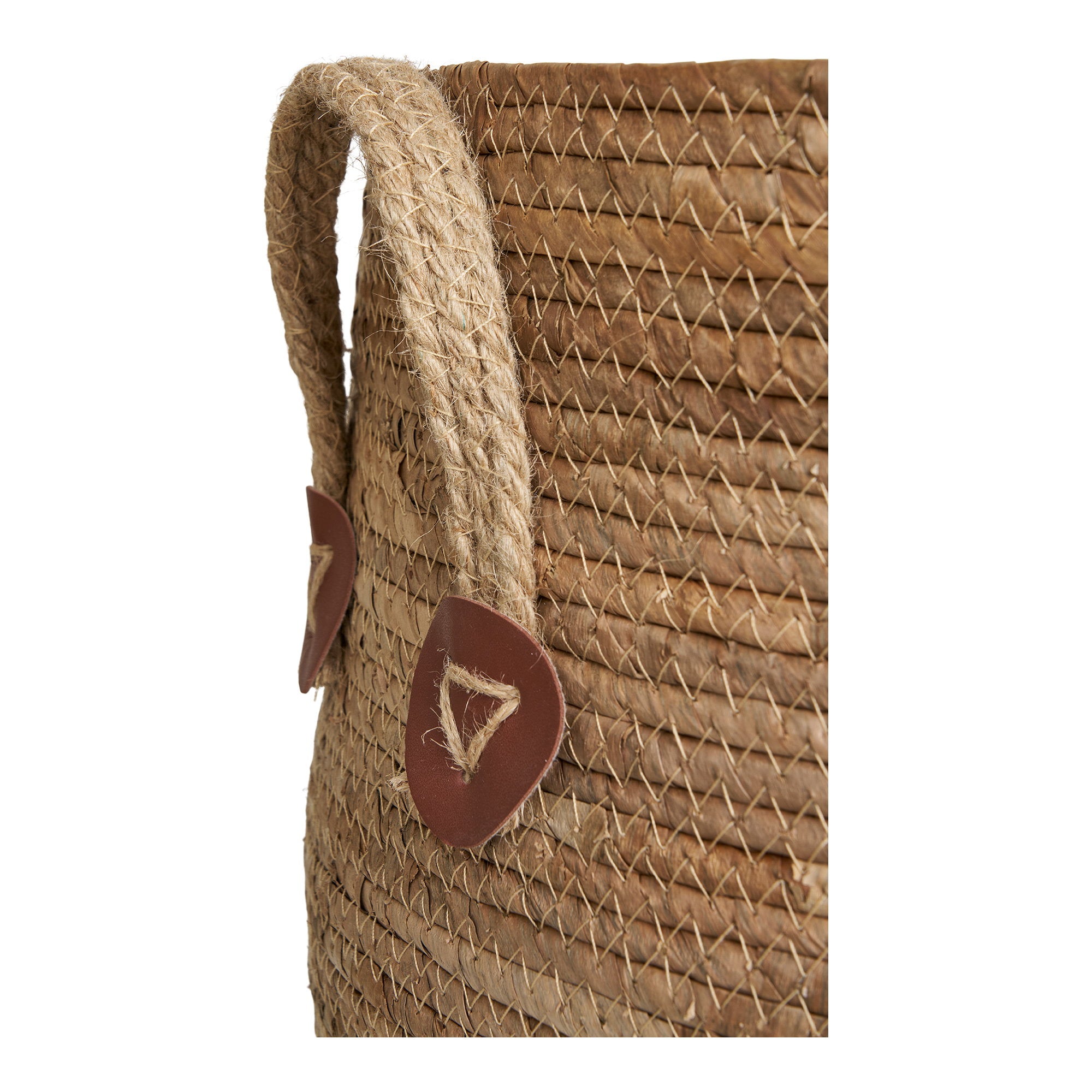 Aosta Baskets - Manden, bananenblad, naturel, set van 2