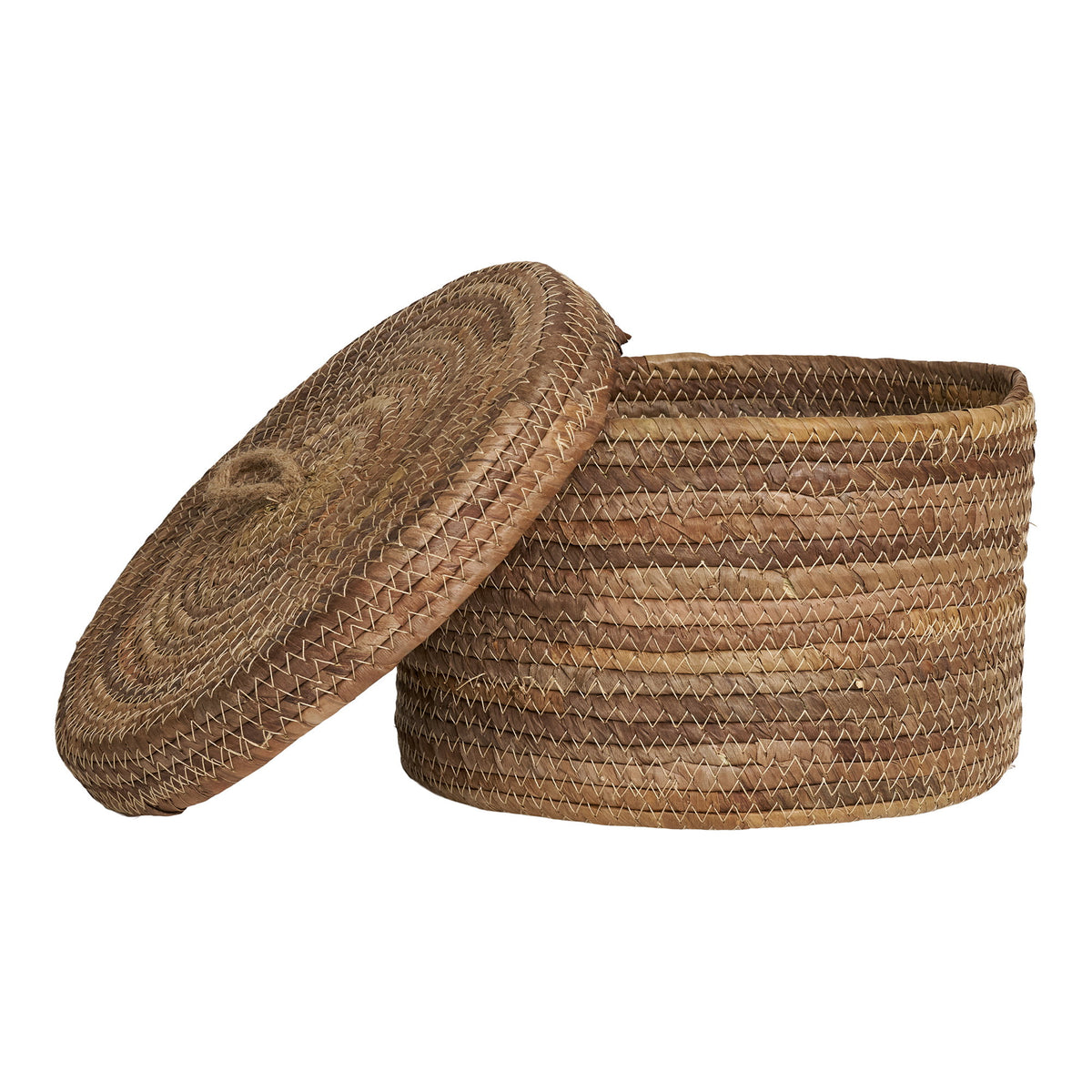 Desio Baskets - Manden, bananenblad, naturel set van 2
