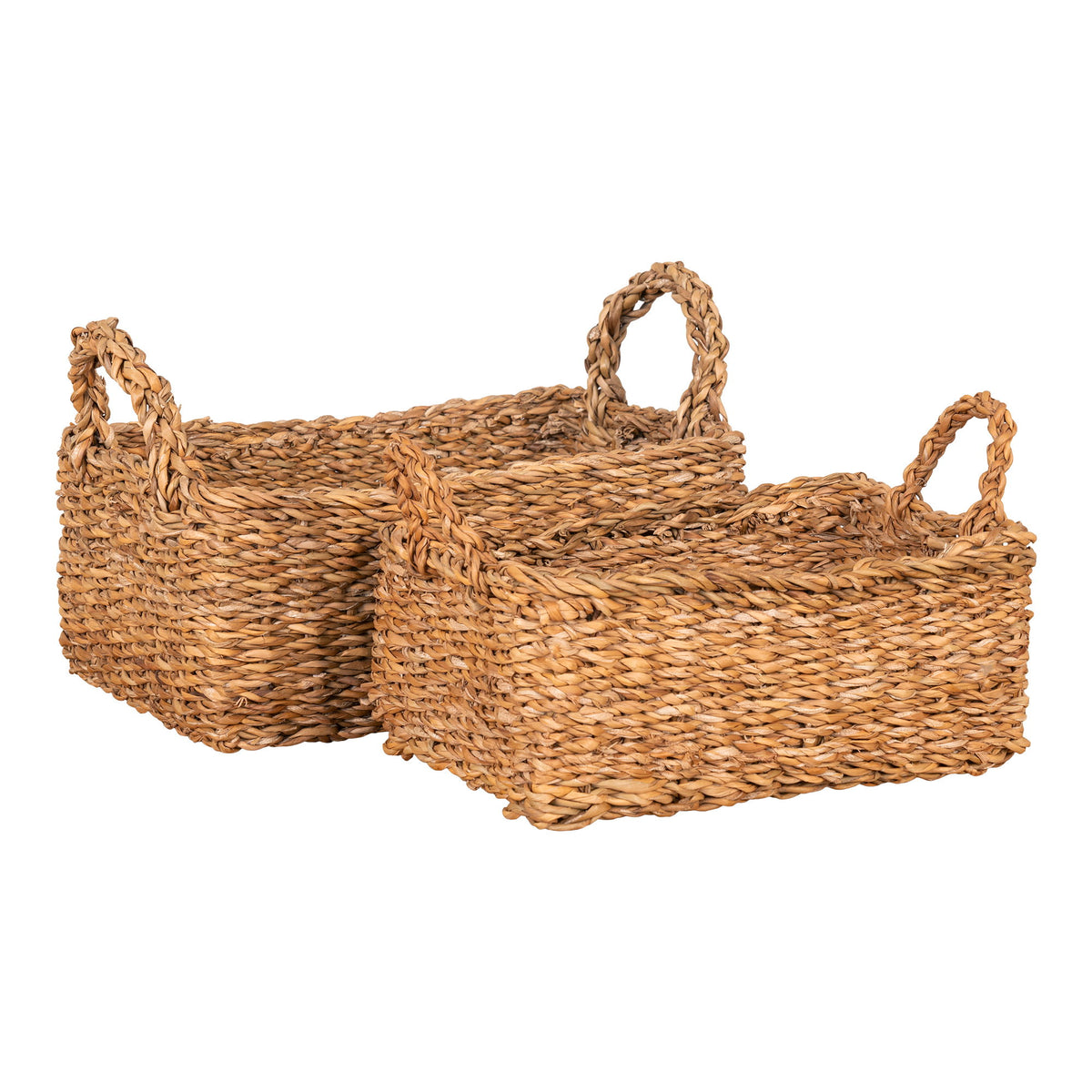 Morella Baskets - manden, zeegras, naturel, set van 2