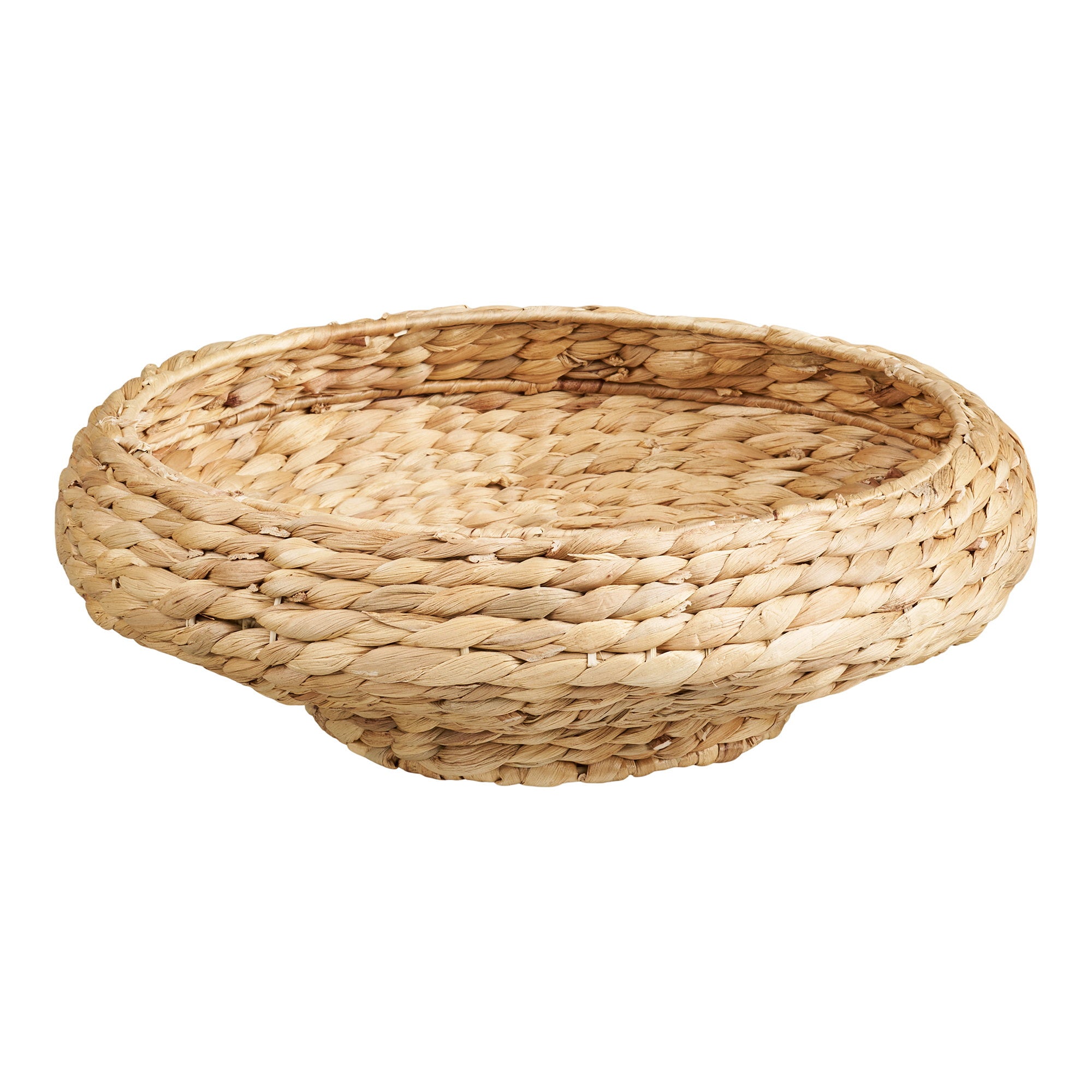 Frellesvig Tray - Dienblad, waterhyacint, naturel ø38x12,5cm