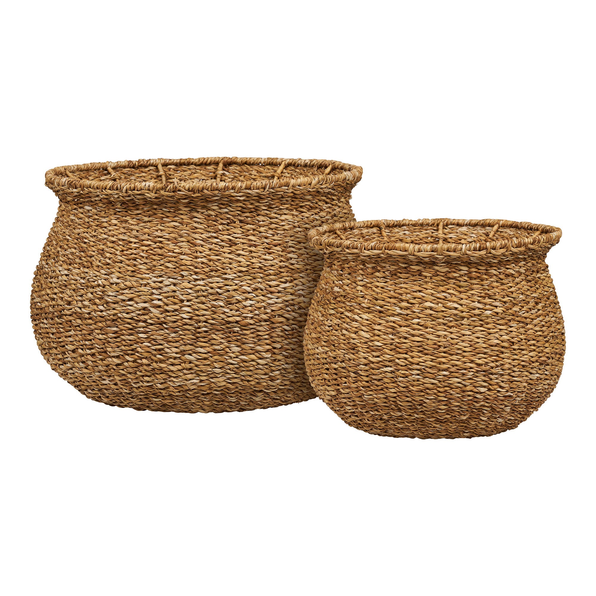 Eden Baskets - Manden, zeegras, naturel, set van 2