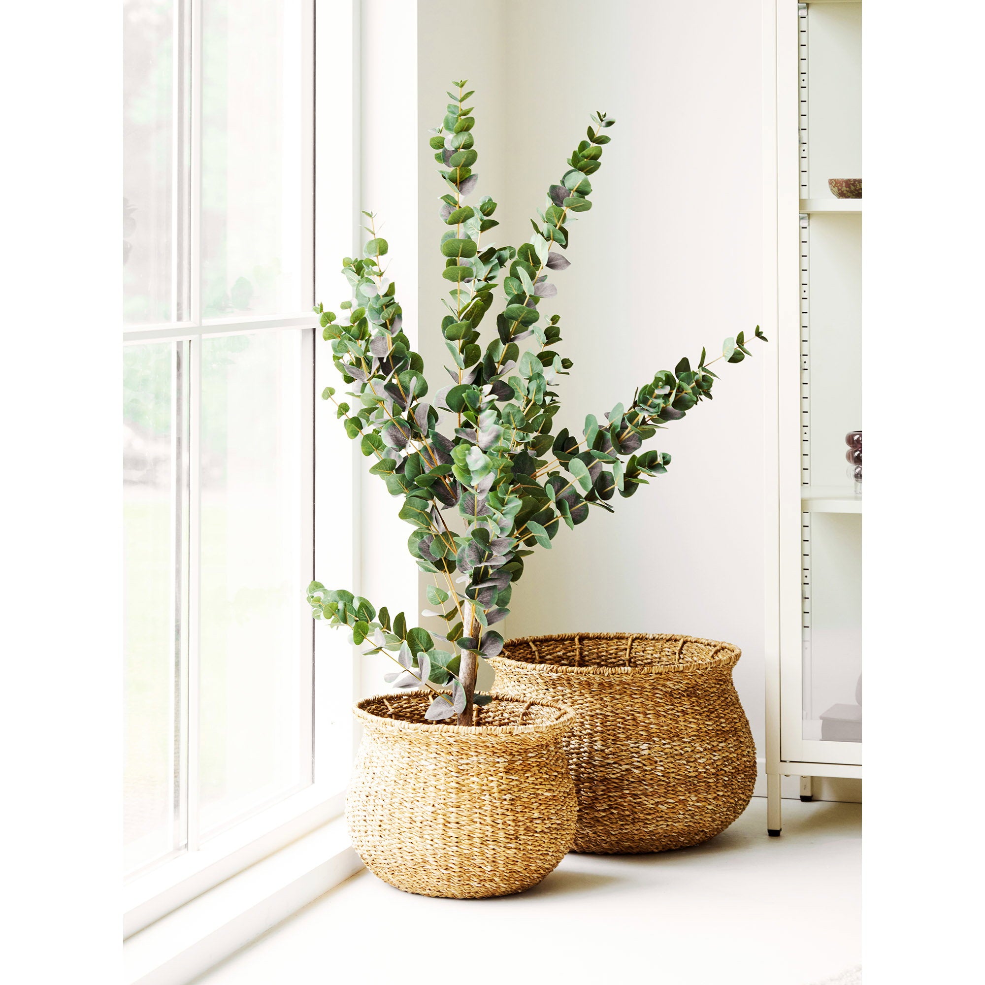 Eden Baskets - Manden, zeegras, naturel, set van 2