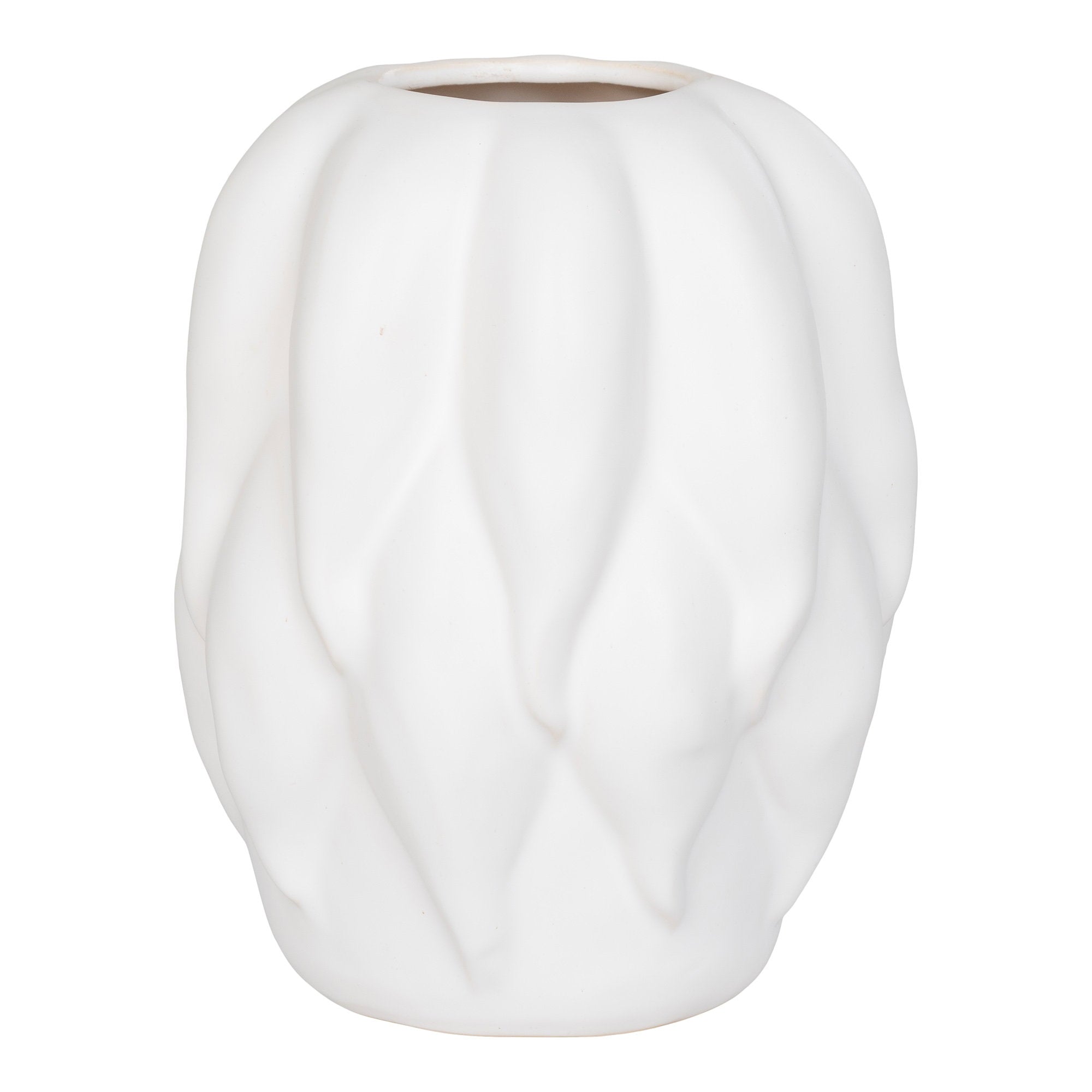 Vaas - Vaas, keramiek, beige 19,5x19,5x26 cm