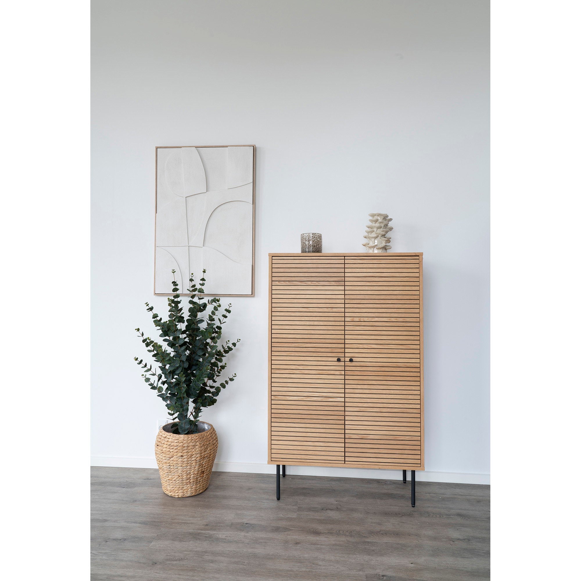 Decoratie - Decoratie, keramiek, beige 18x15x24 cm