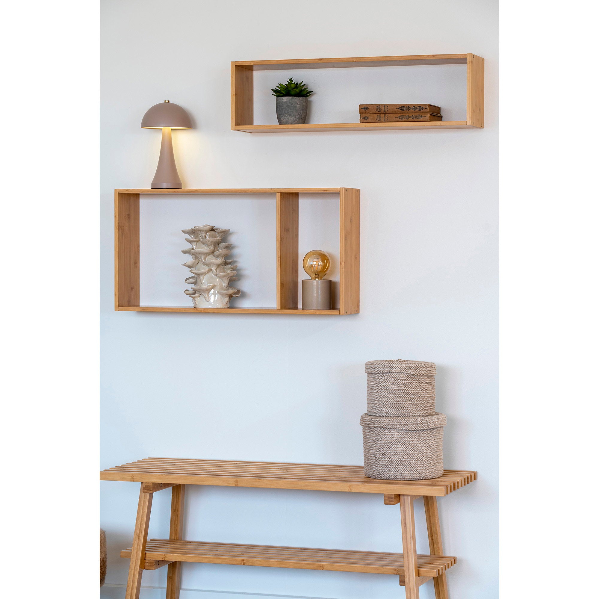 Decoratie - Decoratie, keramiek, beige 18x15x24 cm