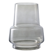Vaas - Vaas, glas, gerookt grijs ø15x19 cm