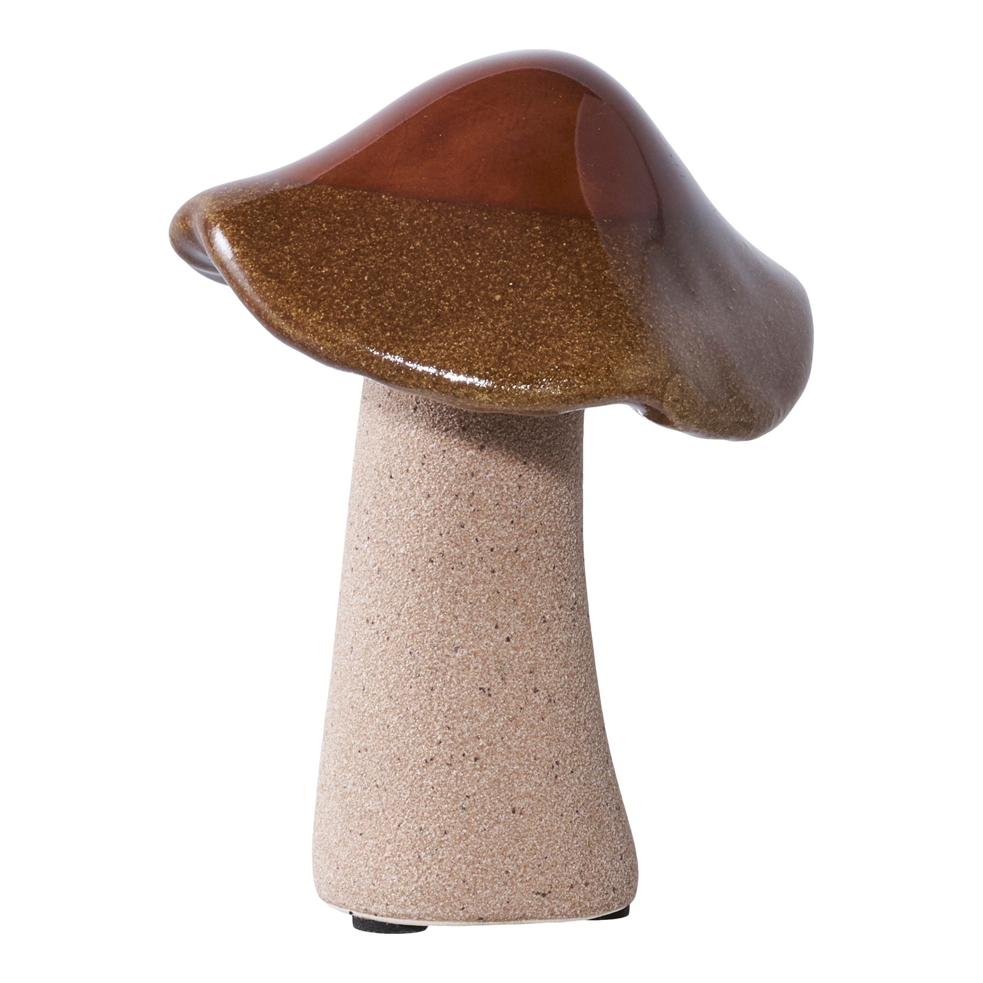 Decoratieve paddenstoelen - decoratieve paddenstoelen, keramisch, groen, bruin, blauw, set van 3