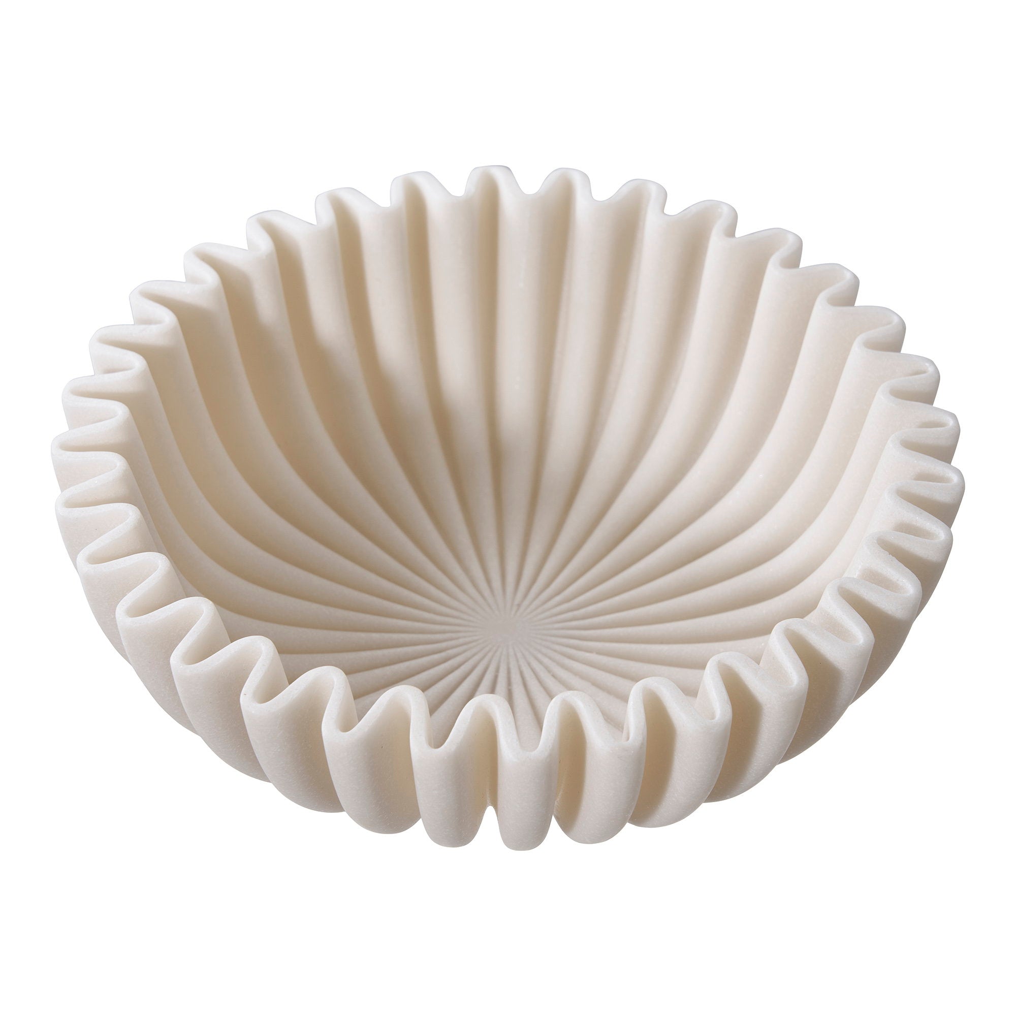 Kom - Kom, polyresin, beige ø20x6,5 cm