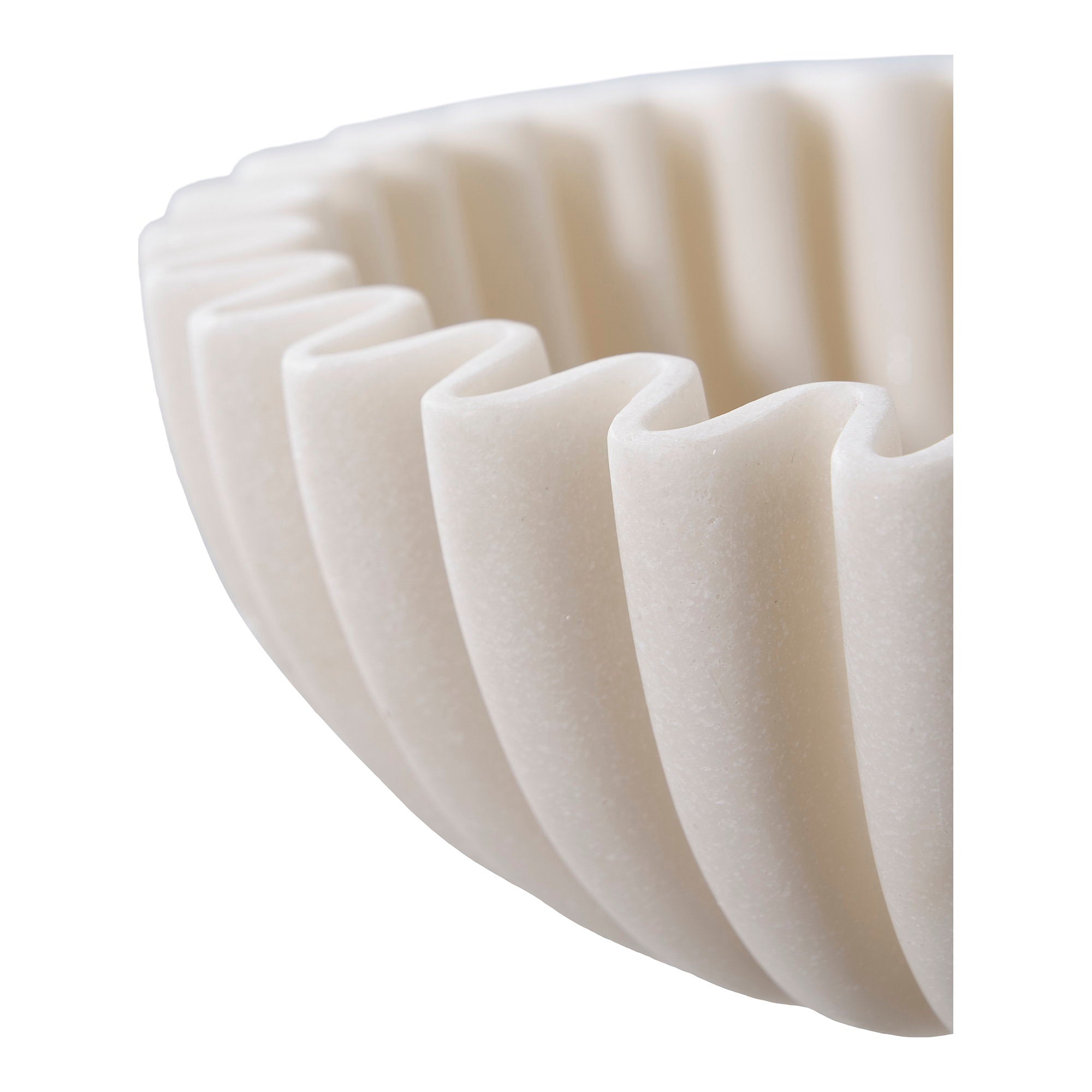 Kom - Kom, polyresin, beige ø20x6,5 cm