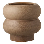 Bloempot - bloempot, keramiek, bruin ø19x17,5 cm