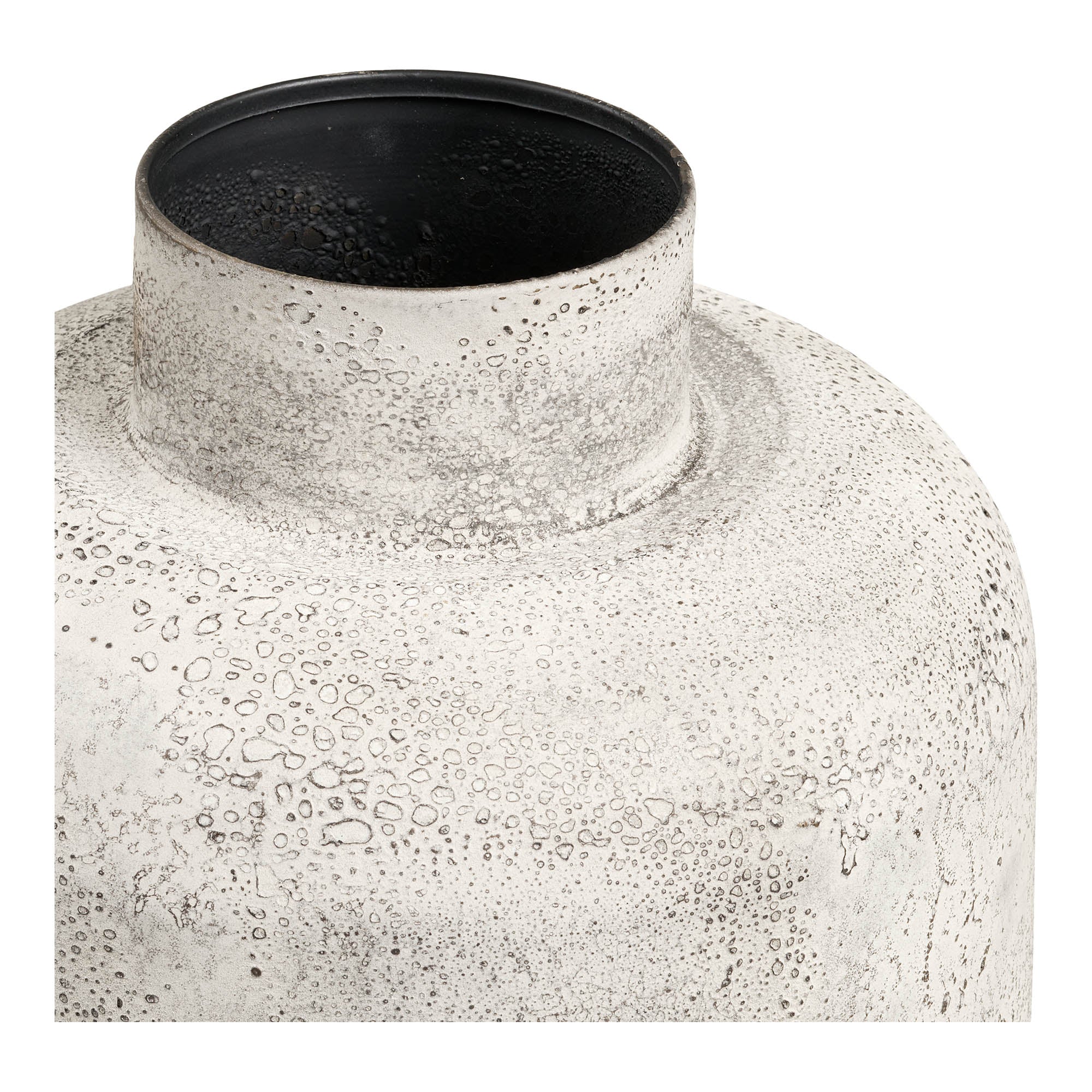 Hou Decoratieve Pot - Decoratieve pot, metaal, antiek beige ø24x60,5 cm