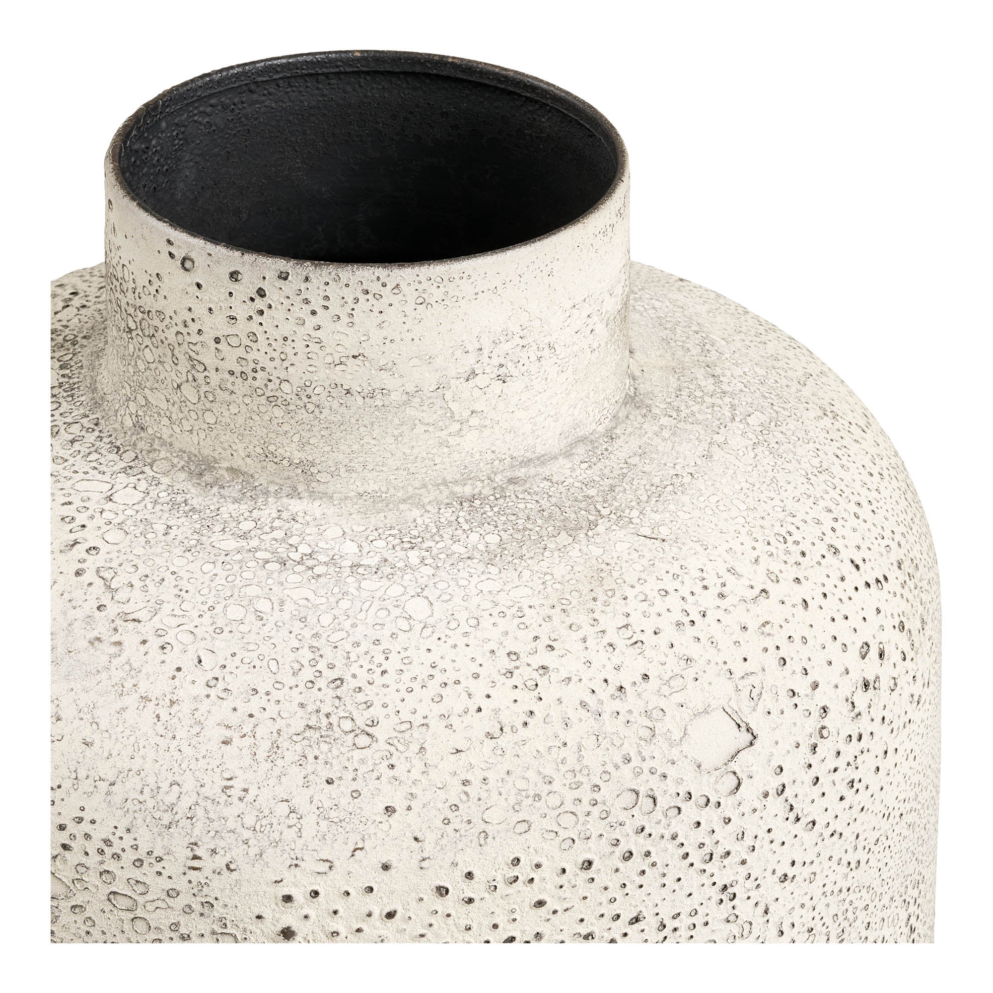 Hou Decoratieve Pot - Decoratieve pot, metaal, antiek beige ø24x78,5 cm