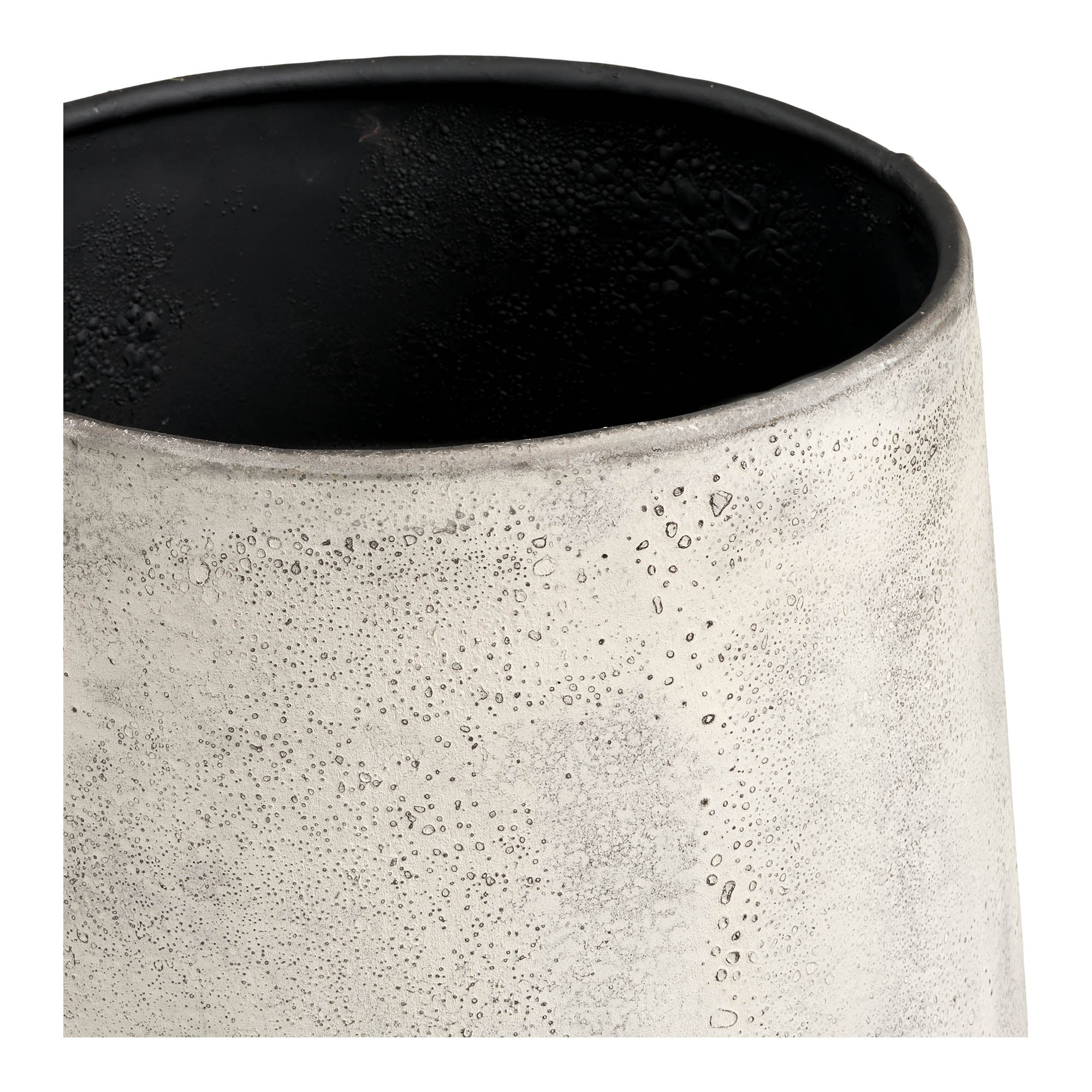 Hou Decorative Pot - decoratieve pot, metaal, antiek beige, set van 2