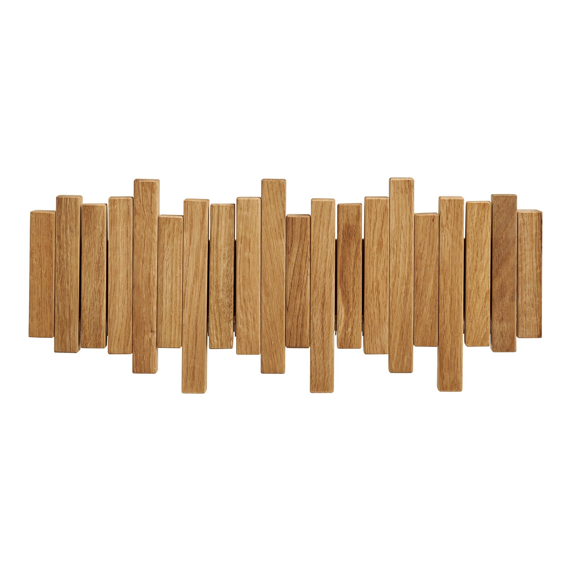 Caltra Kapstok - Kapstok, eiken, naturel 3x40x18 cm