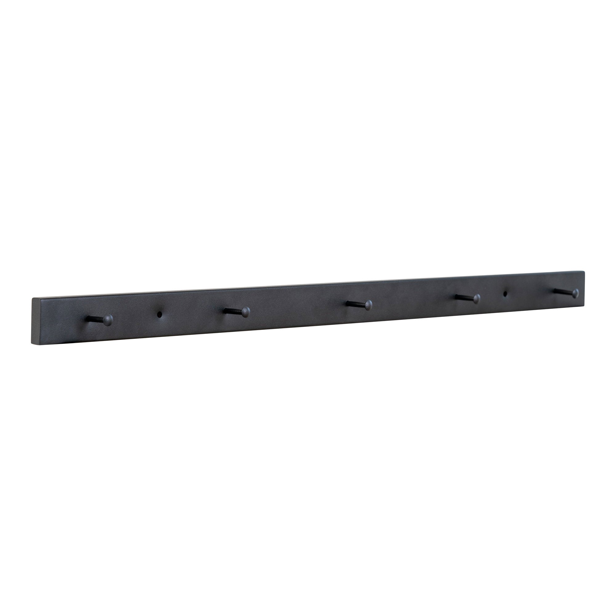 Vita Coat rack - kapstok, staal, zwart 70x4x4 cm