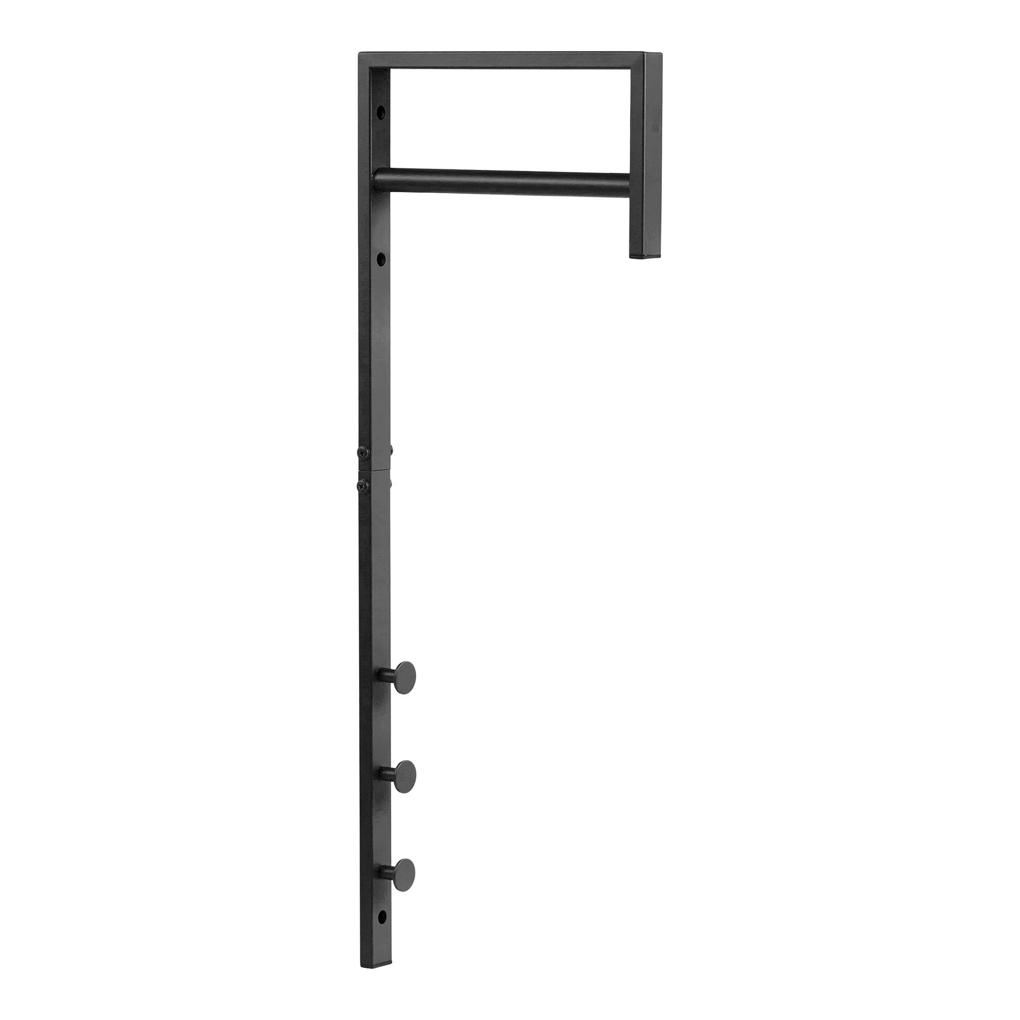Trento kledingrek - kledingrek, metaal, zwart 3x30x82 cm