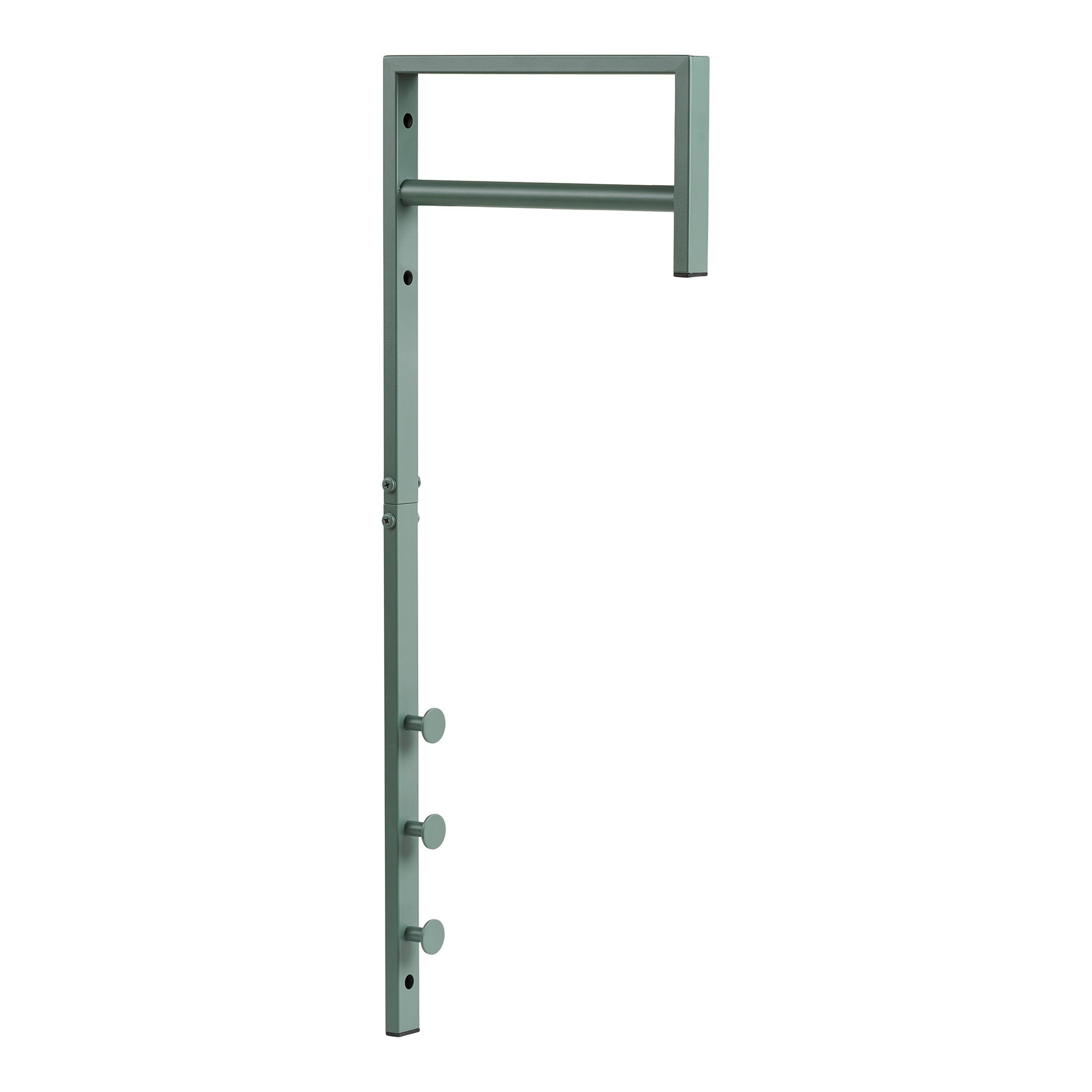 Trento Kledingrek - Kledingrek, metaal, groen 3x30x82 cm