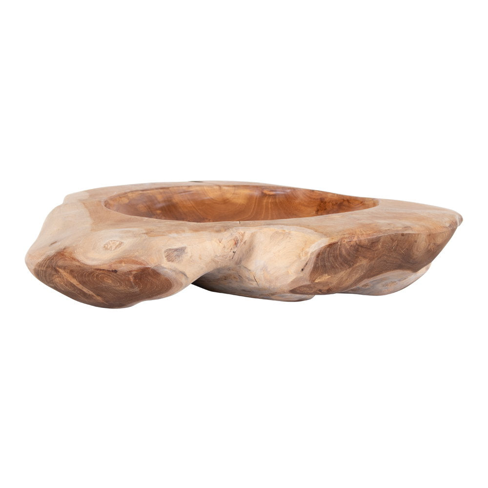 Rio Bowl - Kom, teak, naturel ø40x12