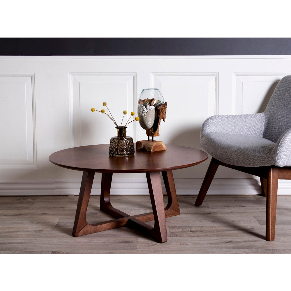 San Marino Waterdrop - Waterdrop, teak/glas, naturel H:25 cm