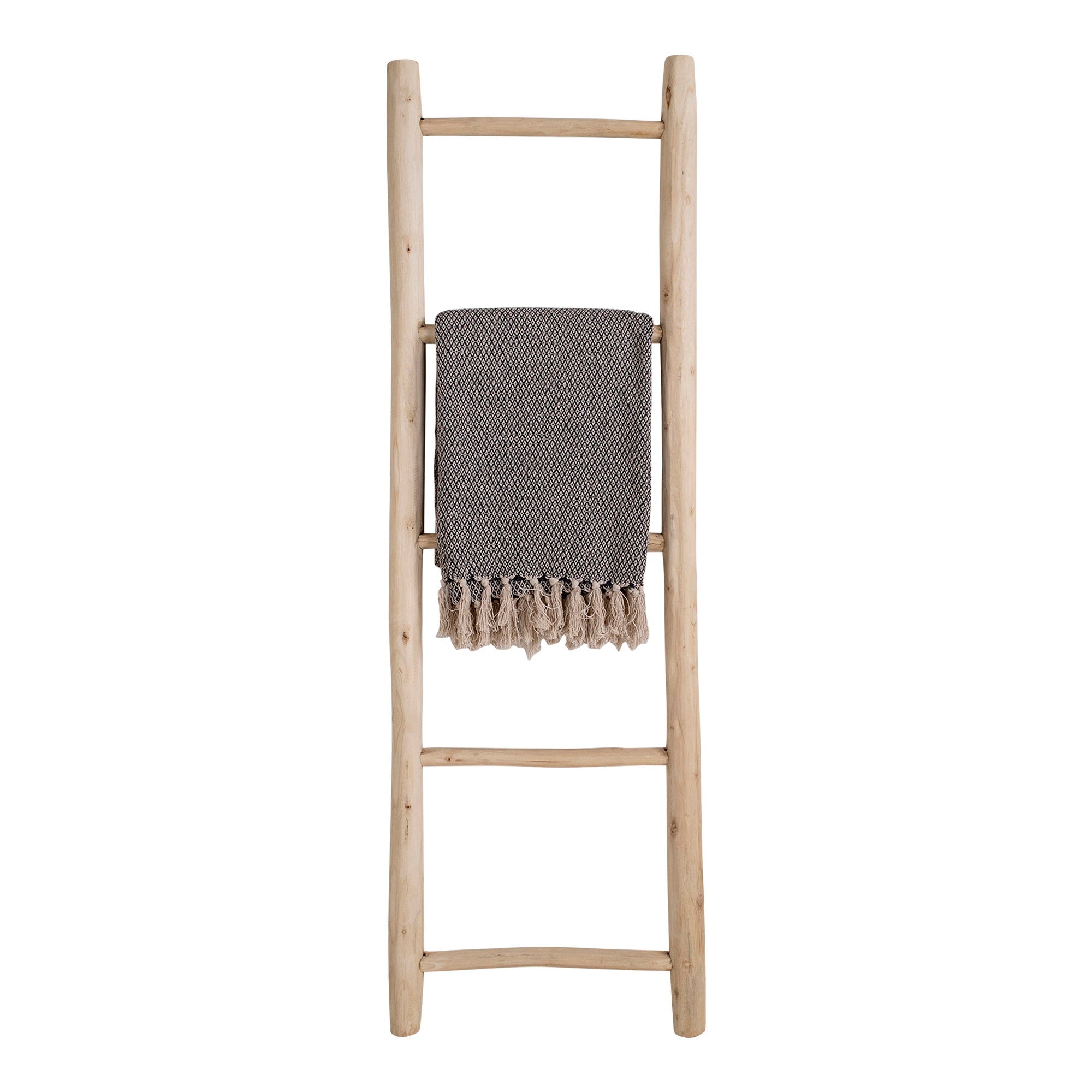 Decoratieve ladder - Decoratieve ladder, teak, naturel 50x150 cm