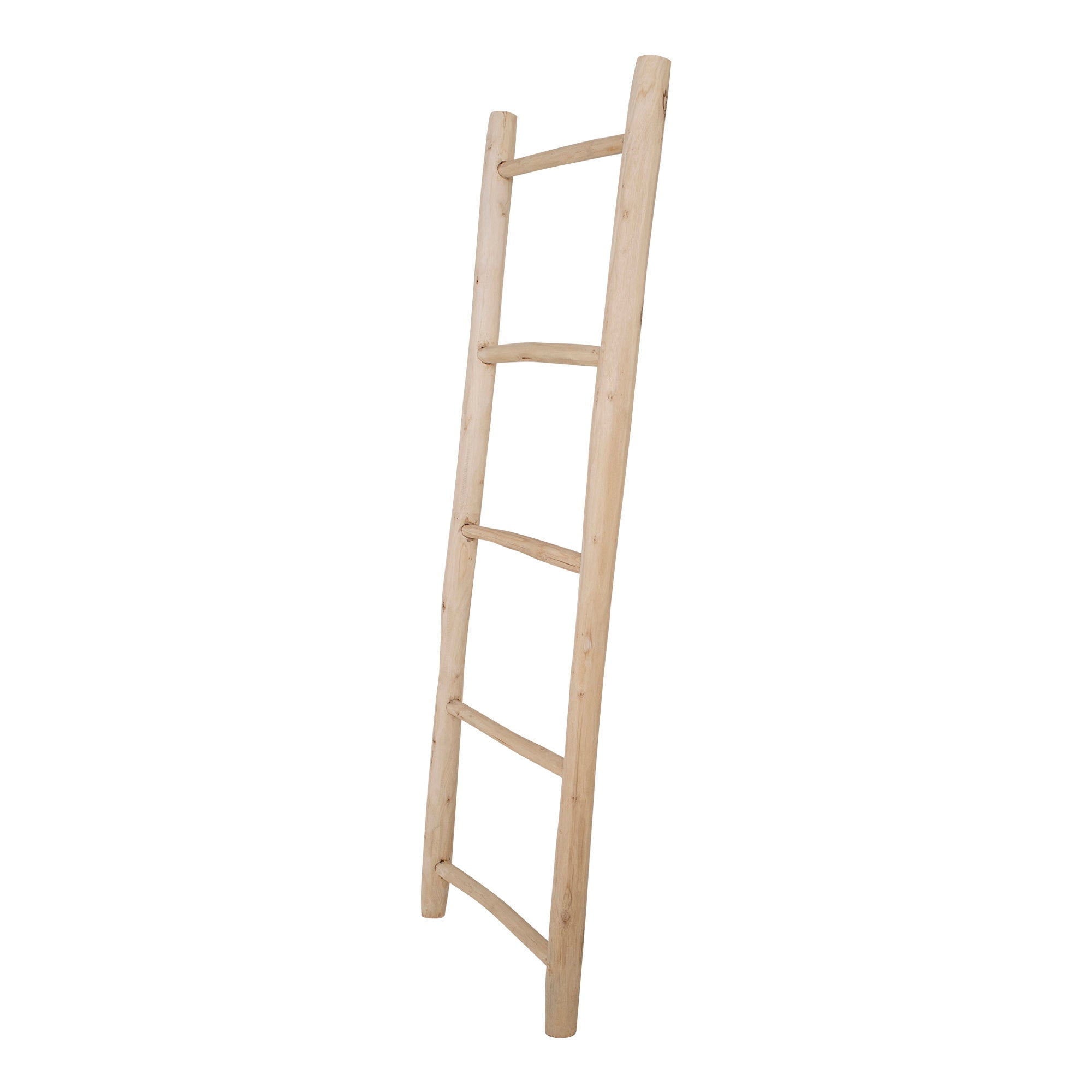 Decoratieve ladder - Decoratieve ladder, teak, naturel 50x150 cm