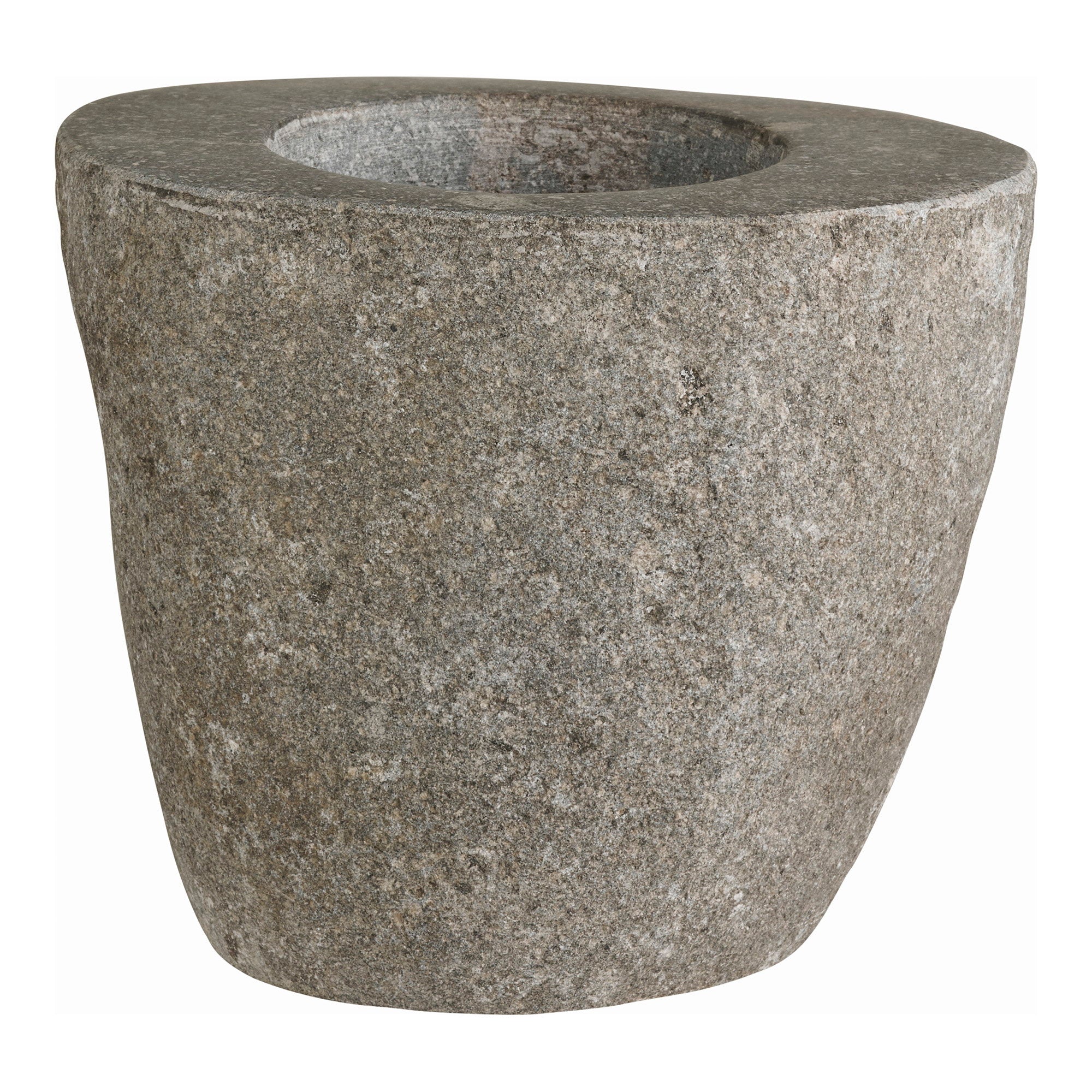 Gara Opbergpot - Opbergpot, riviersteen, naturel 9x10,5x10 cm