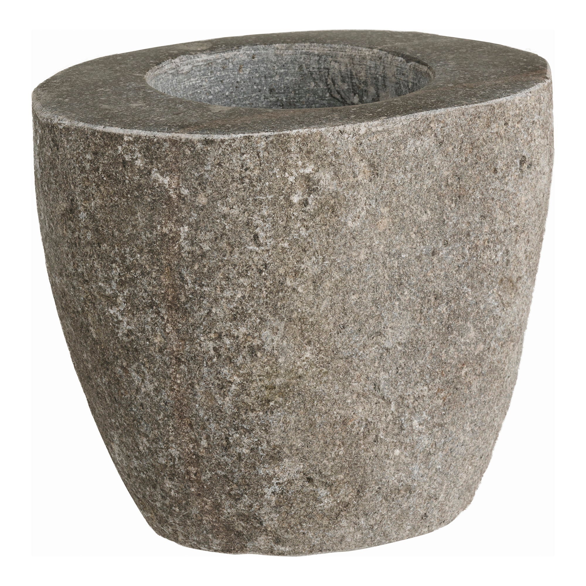 Gara Opbergpot - Opbergpot, riviersteen, naturel 9x10,5x10 cm