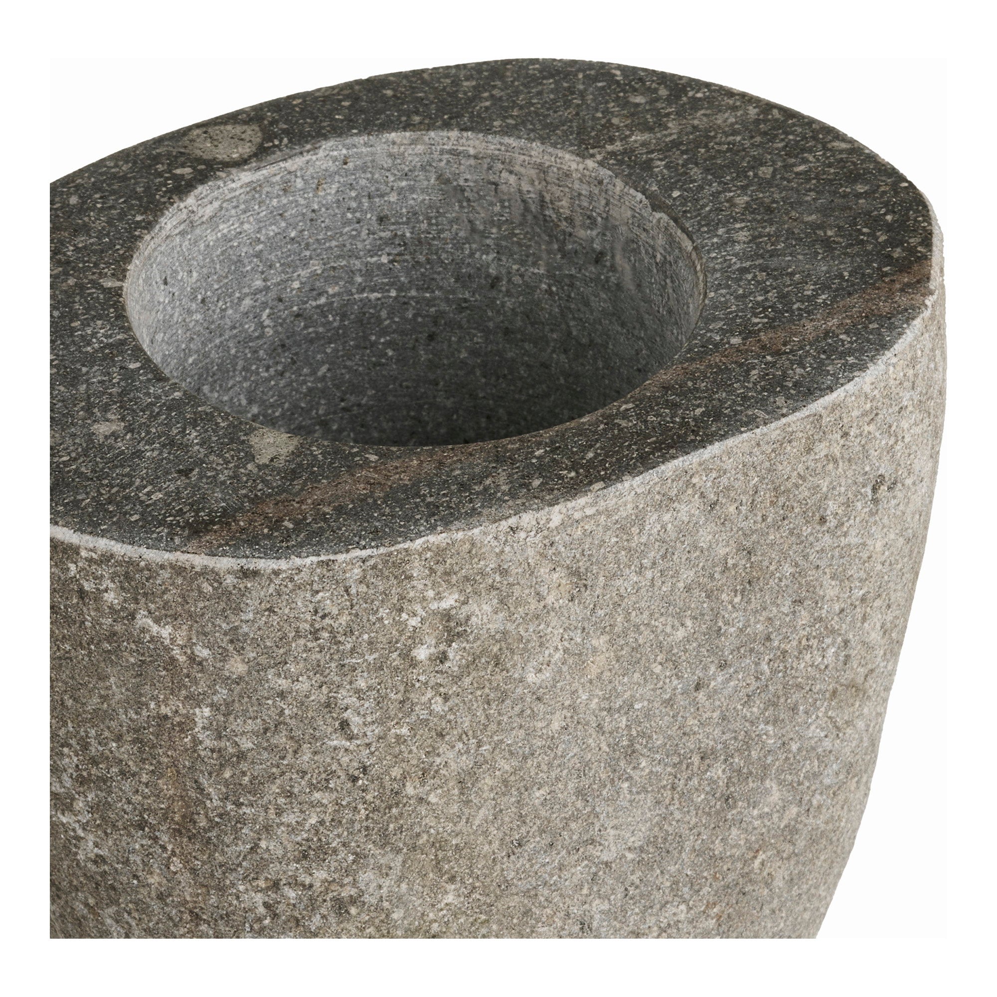 Gara Opbergpot - Opbergpot, riviersteen, naturel 9x10,5x10 cm