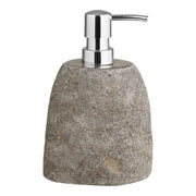 Gara Zeepdispenser - Zeepdispenser, riverstone, naturel 11x8x18 cm