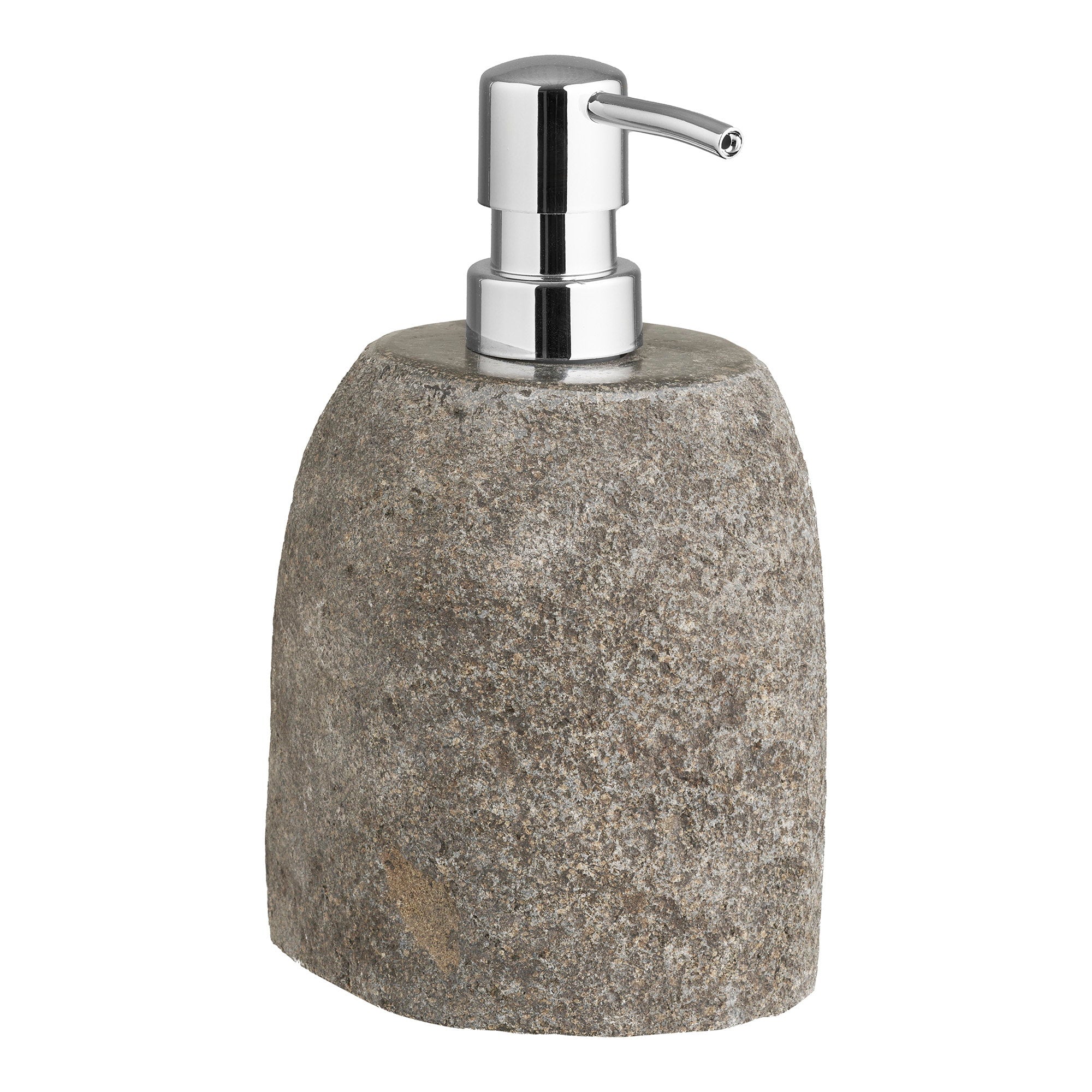 Gara Zeepdispenser - Zeepdispenser, riverstone, naturel 11x8x18 cm