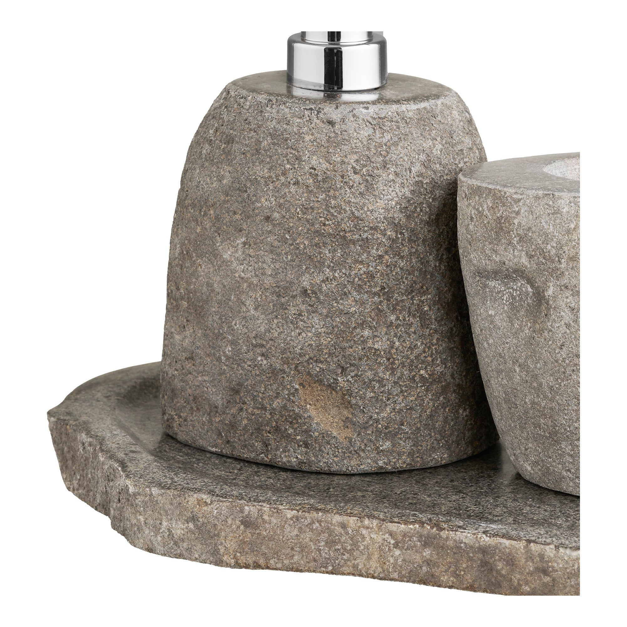 Gara Badkamerset, Opbergbeker, Zeepdispenser, Dienblad - Badkamerset, Opbergbeker, Zeepdispenser, Dienblad