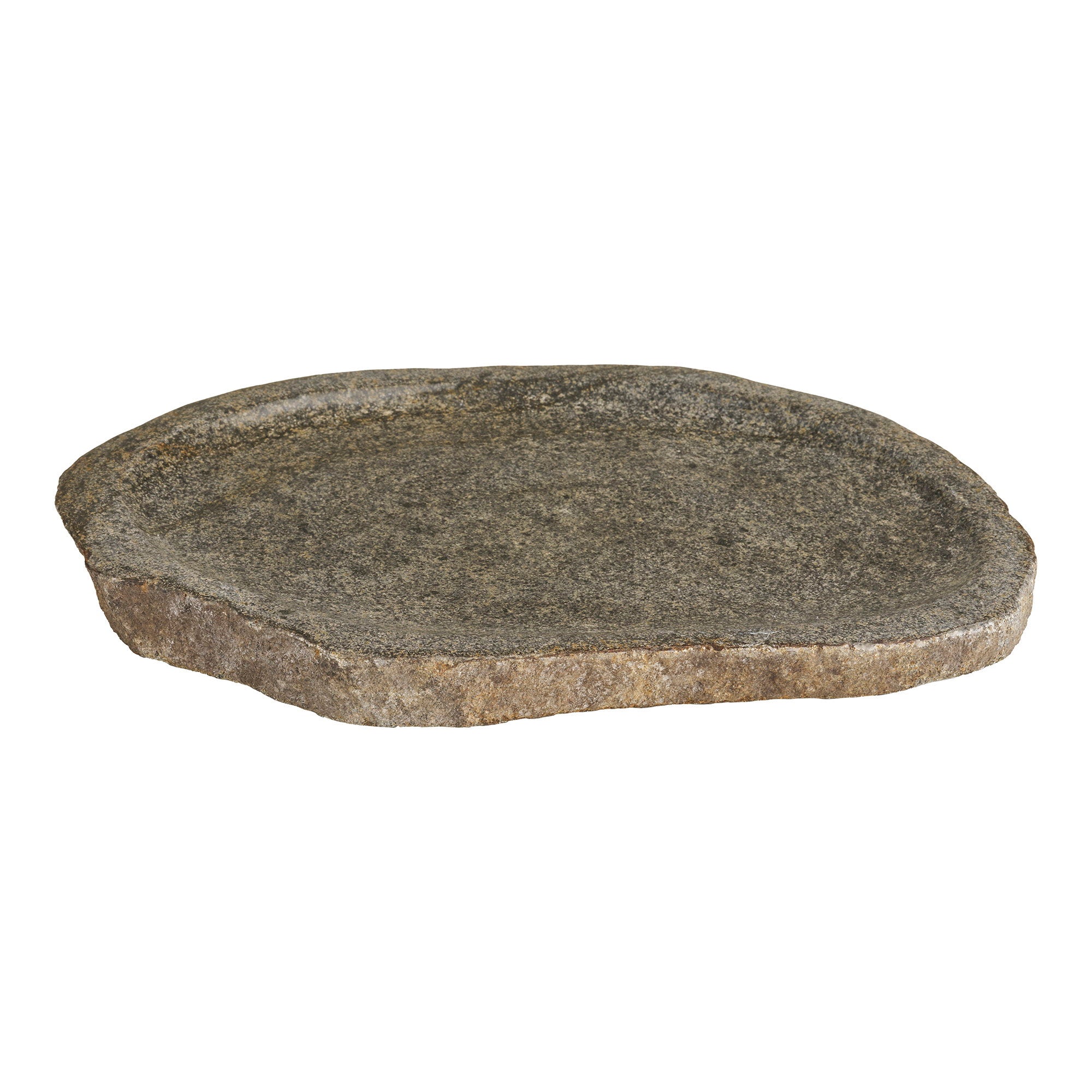 Gara Tray - dienblad, riviersteen, naturel 30x25x3 cm